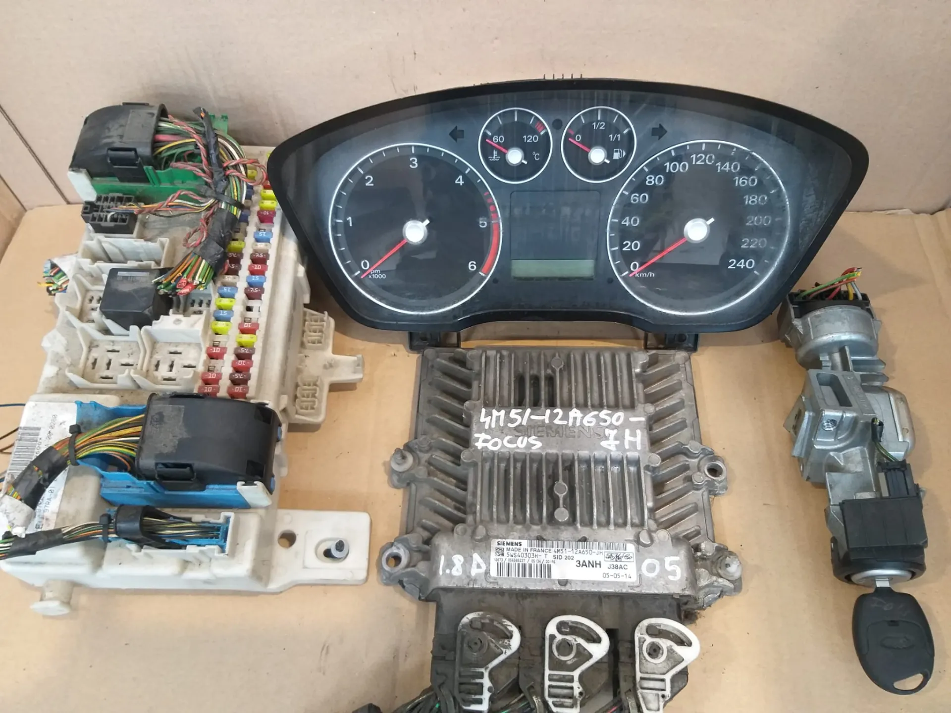 Kit centralina Ford Focus del 2005 1.8 Diesel CODICE RICAMBIO : 4M51-12A650-JH