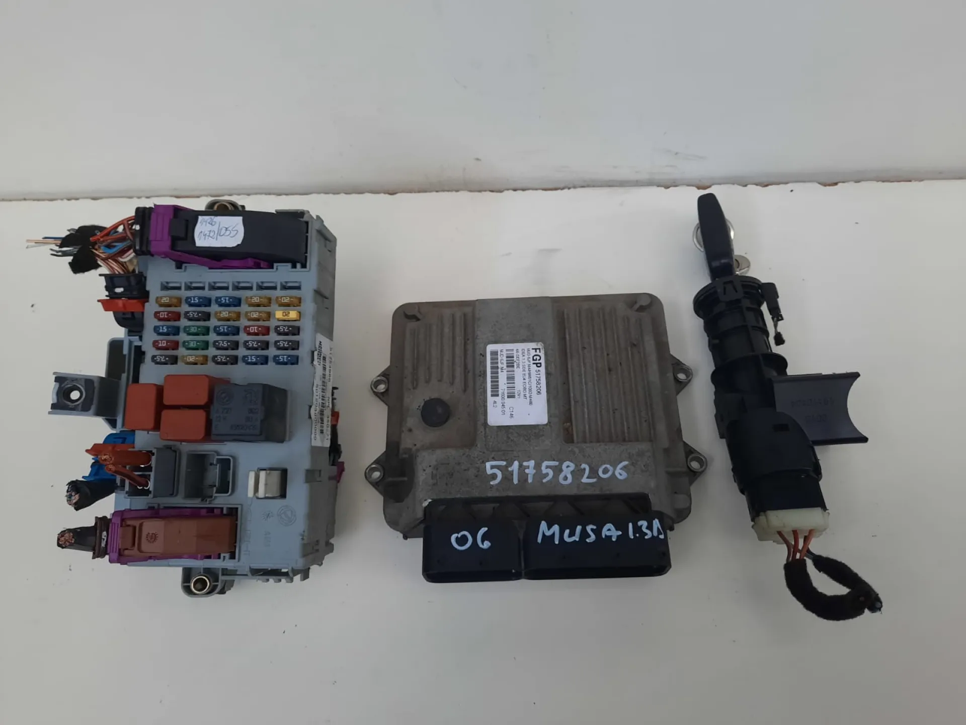 Kit centralina Lancia Musa del 2006 1.3 Diesel CODICE RICAMBIO : 51758206