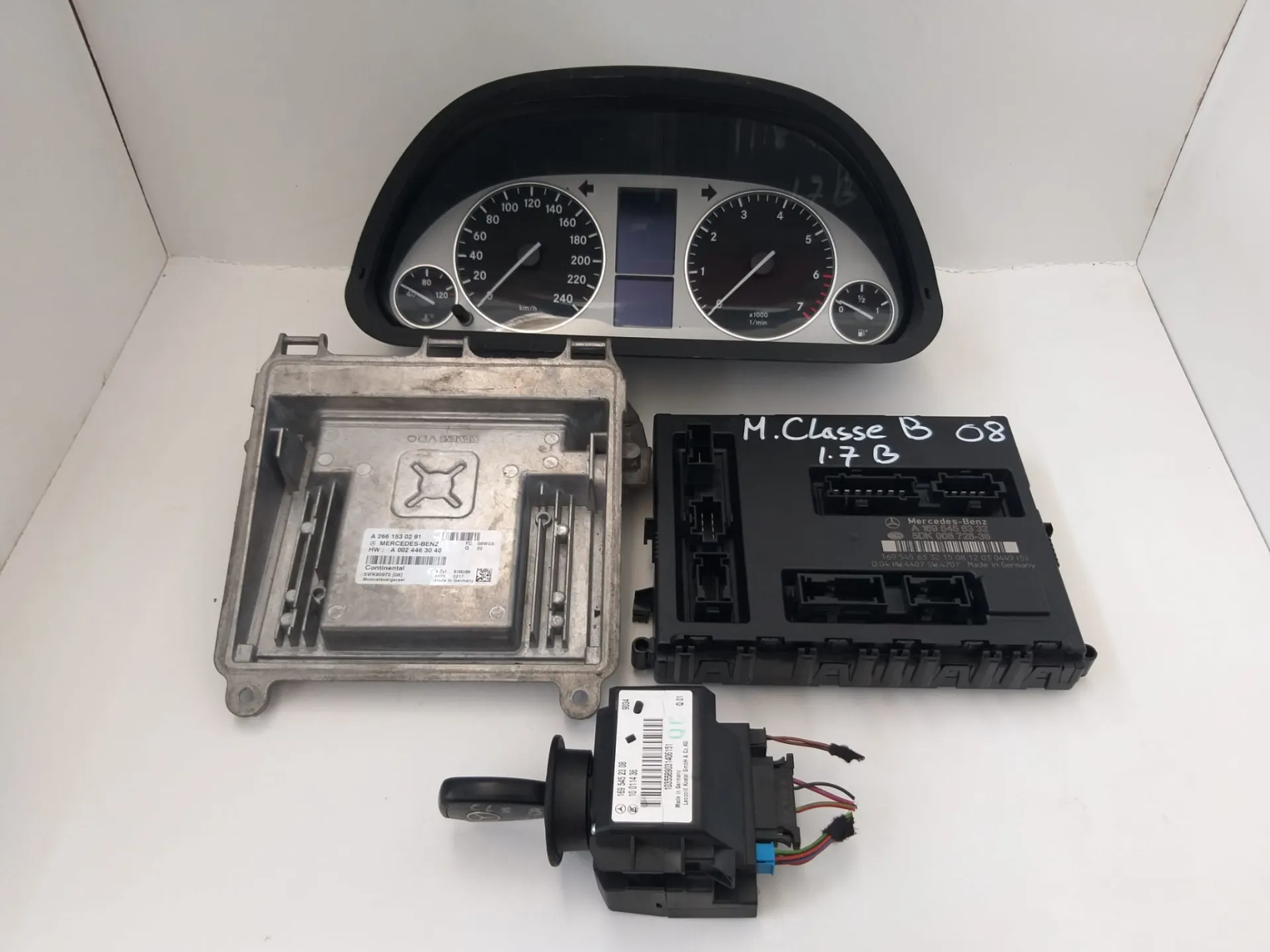 Kit Centralina Mercedes Classe B del 2008 1.7 Benzina CODICE RICAMBIO : a2661530291
