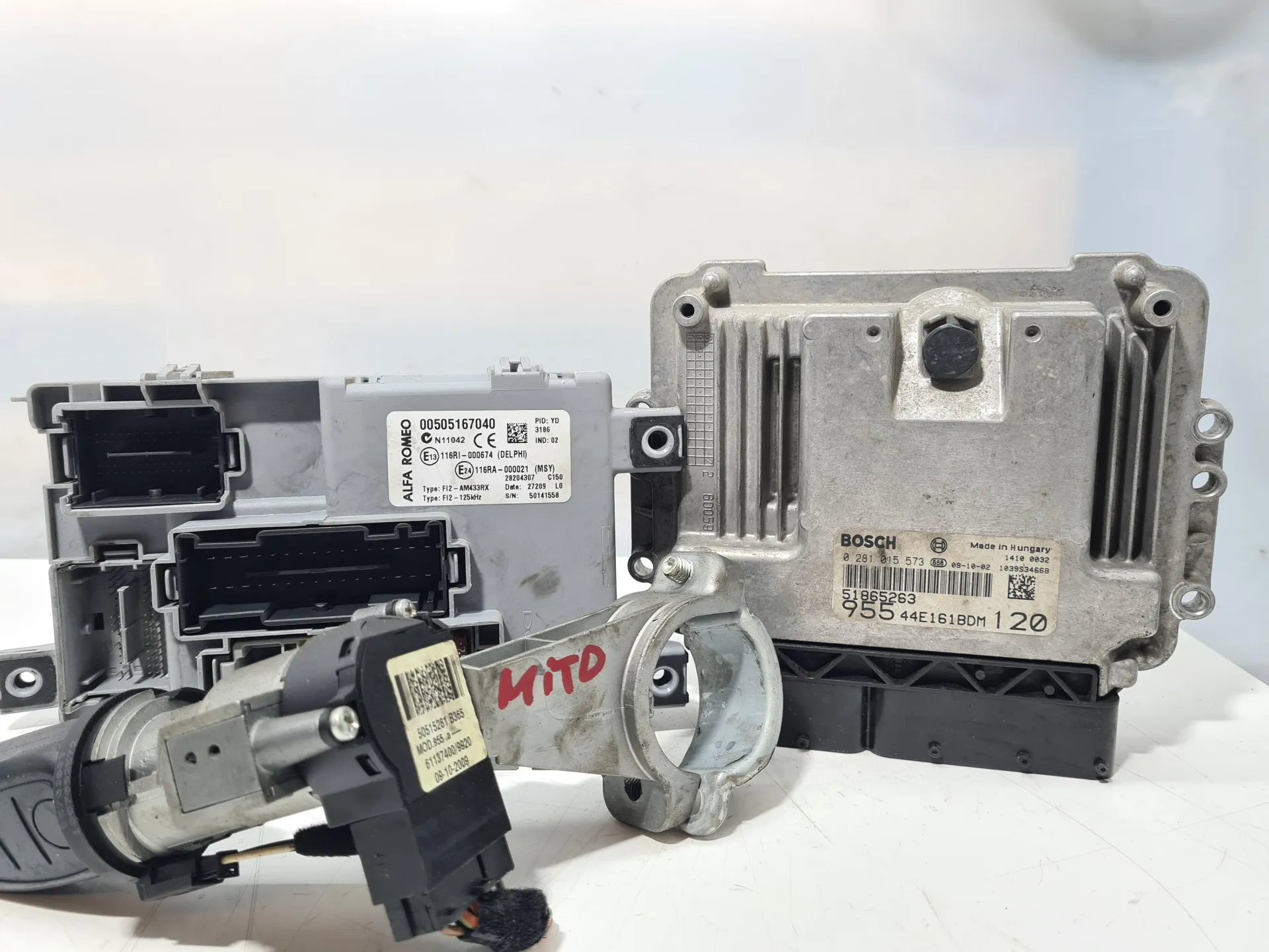 KIT CENTRALINA MOTORE con codice 51865263 da ALFA ROMEO Mito Serie (955_) (08>) Diesel