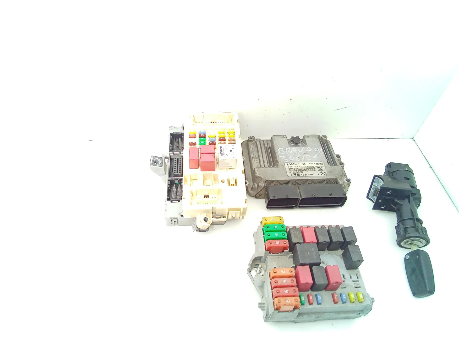 KIT CENTRALINA MOTORE con codice 0281013579 da FIAT Bravo 1Â° Serie (2007)