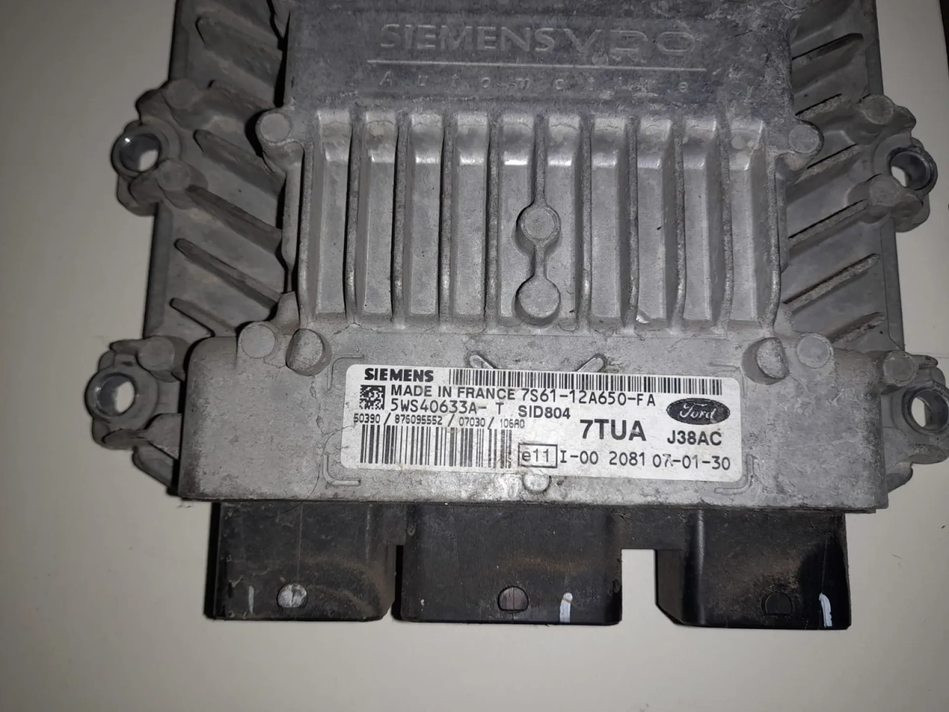 Kit centralina motore Ford Fusion 1.4 D del 2007 CODICE RICAMBIO : 5WS40633A