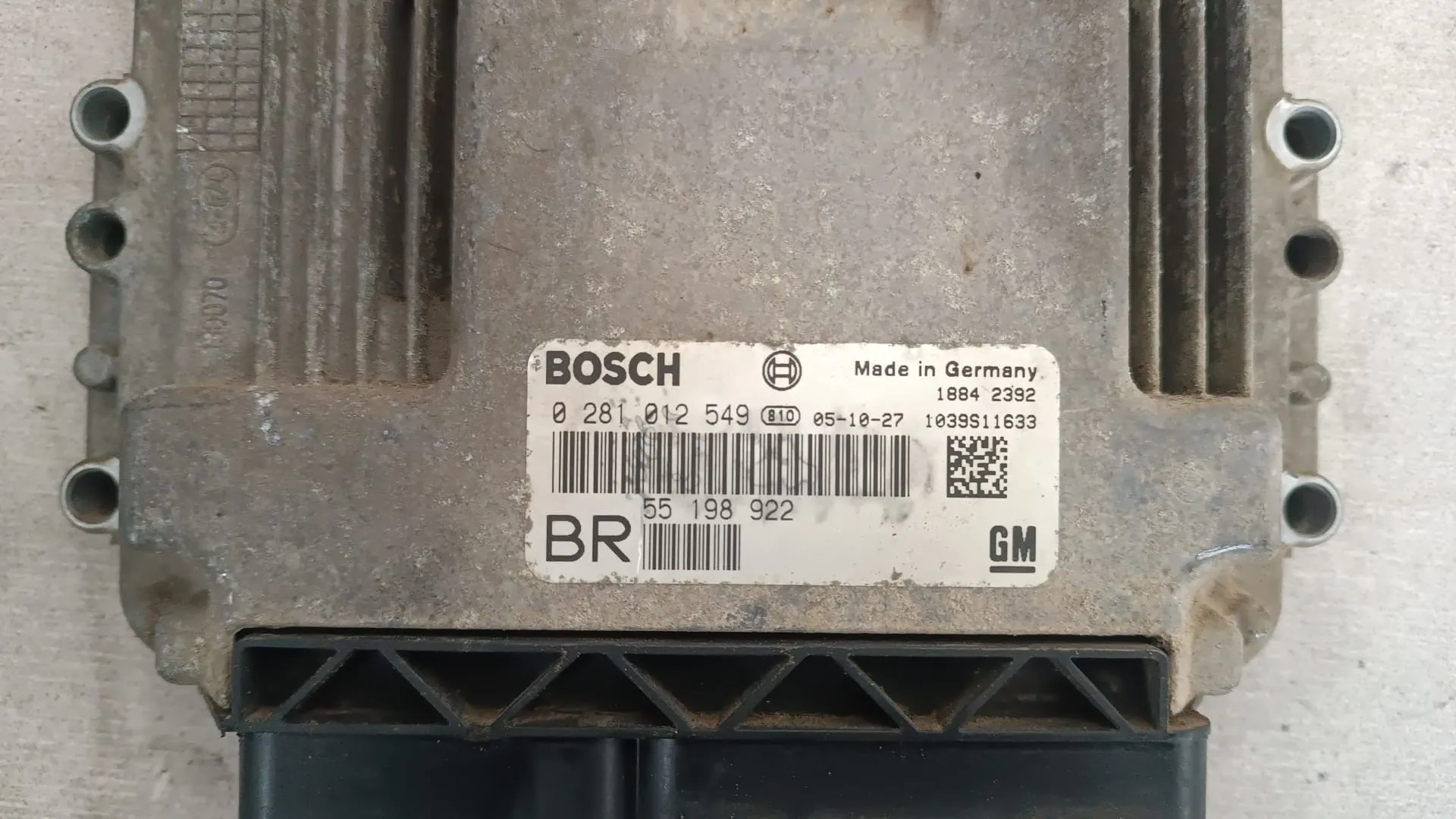 Kit centralina motore Opel Astra H 1.9 D del 2006 CODICE RICAMBIO : 0281012549