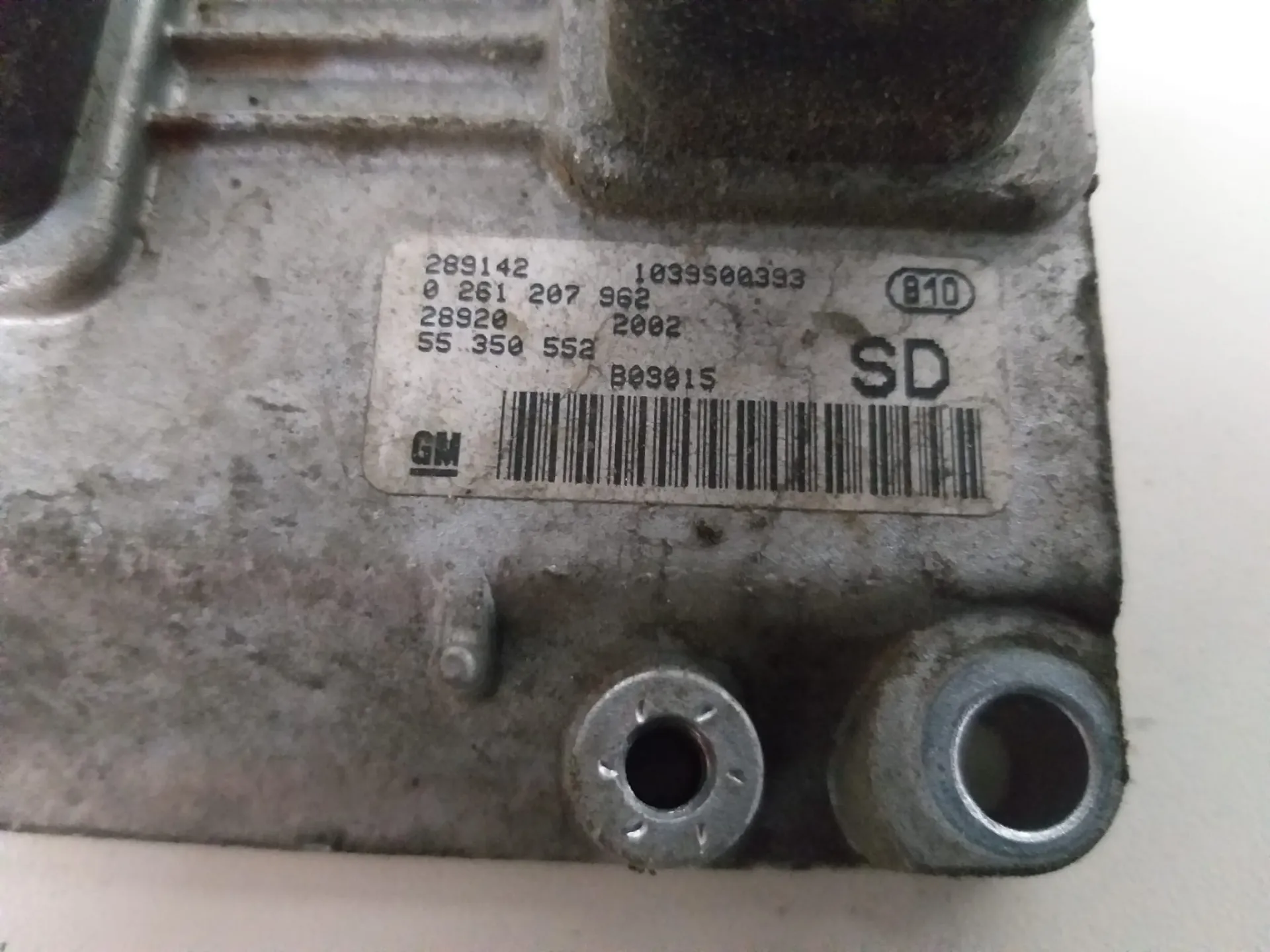 Kit centralina motore Opel Corsa C 1.2 B del 2003 CODICE RICAMBIO : 1039500393