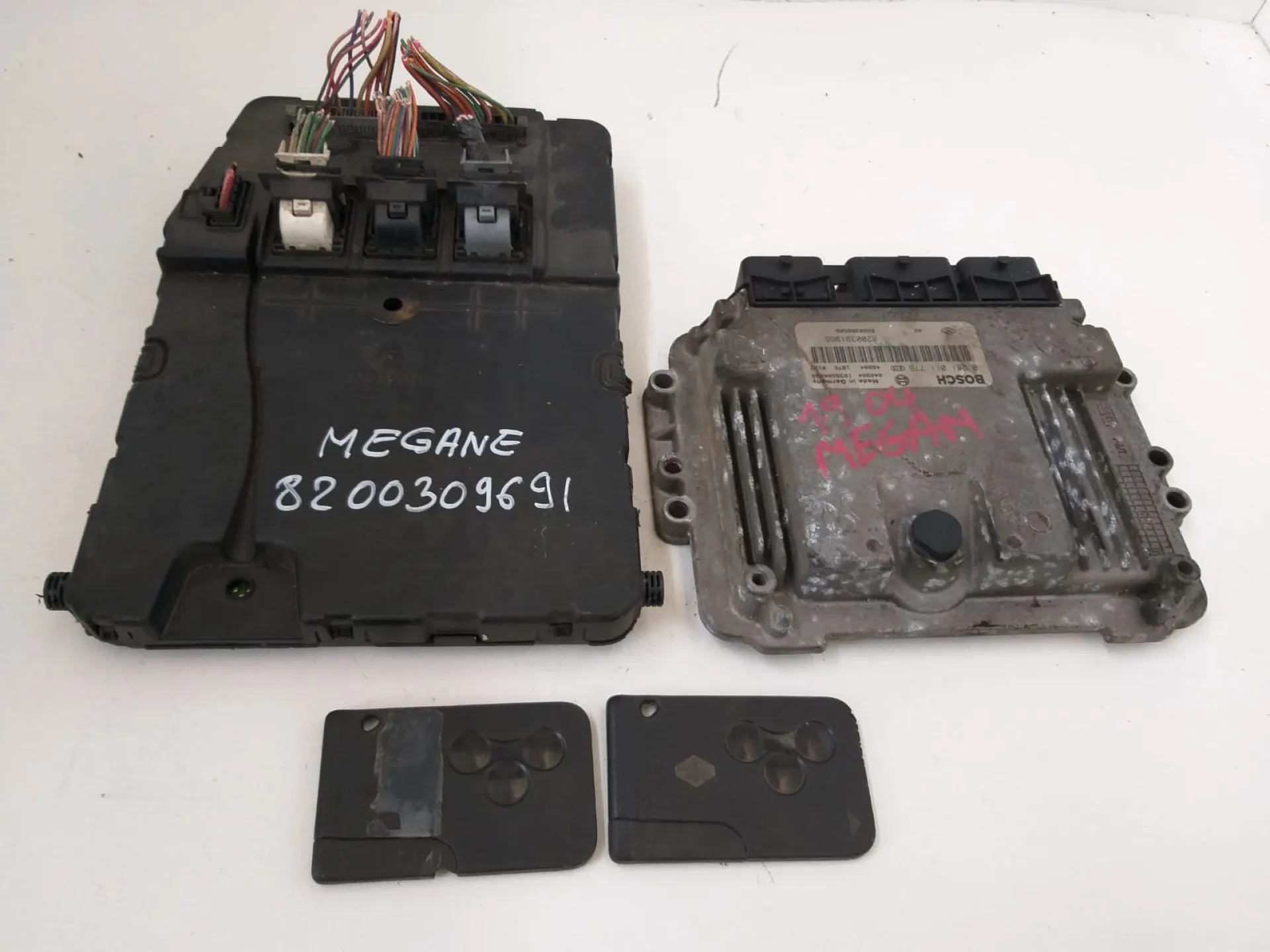 Kit centralina motore Renault Megane del 2005 CODICE RICAMBIO : 8200309691