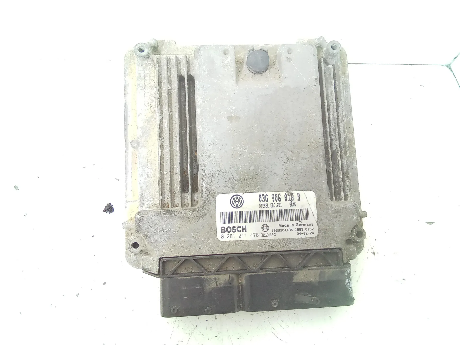 KIT CENTRALINA MOTORE con codice 0281011478 da VOLKSWAGEN Golf 5 Berlina Diesel 1900 (03>08)