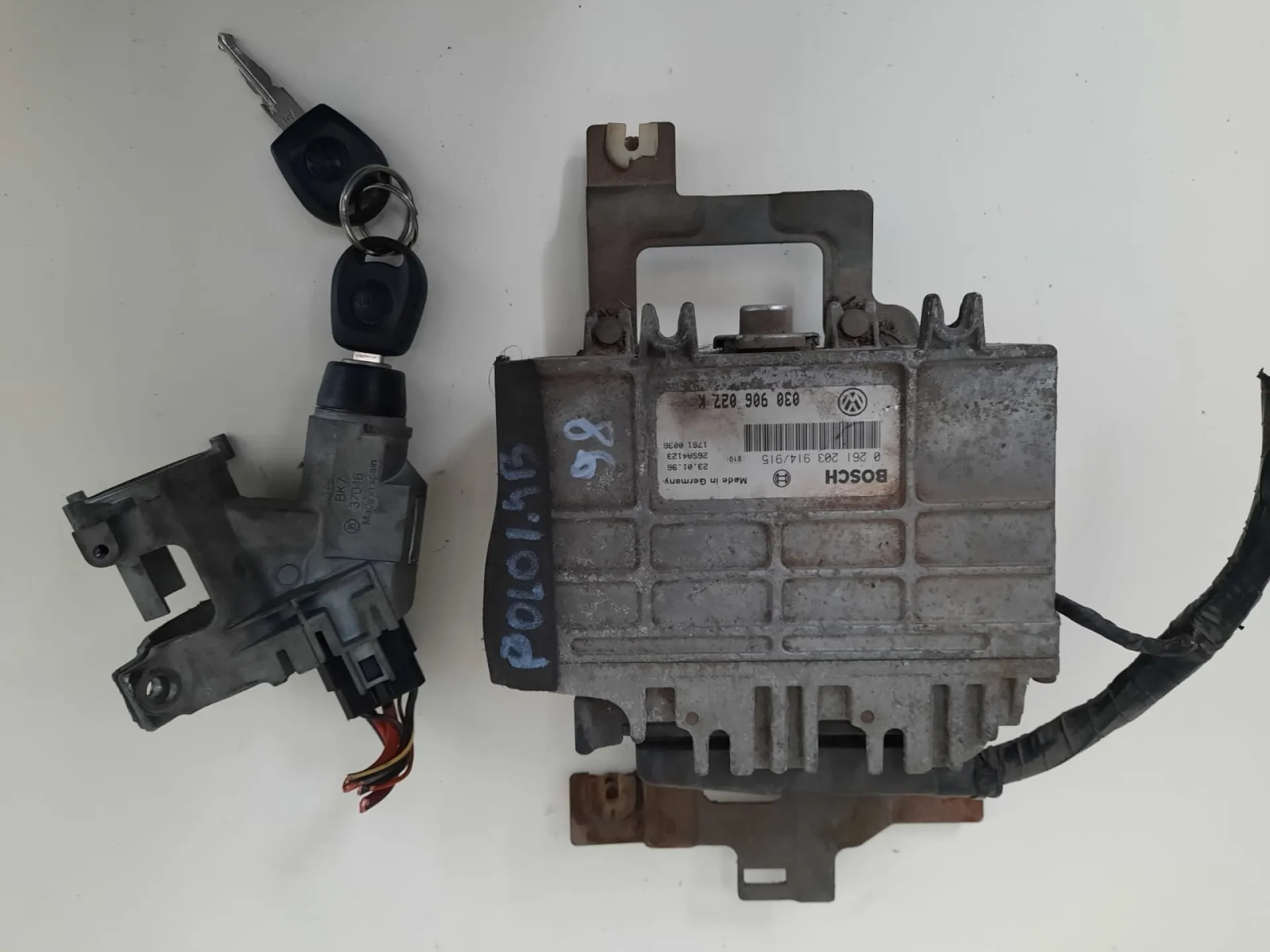 Kit centralina Volkswagen Polo del 1998 1.4 Benzina CODICE RICAMBIO : 030906027K