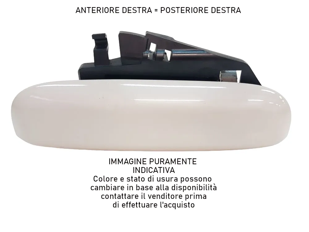 MANIGLIA ESTERNA ANTERIORE DESTRA con codice 735555161 da FIAT Panda 3Â° Serie 1200 Benzina 51 (2017)