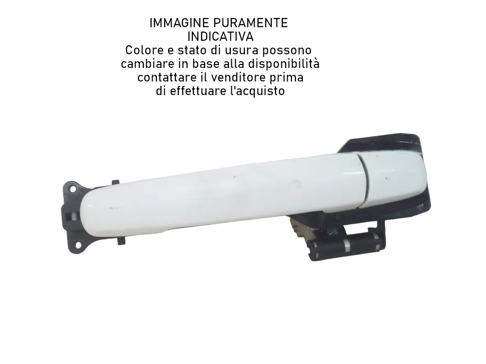 MANIGLIA ESTERNA ANTERIORE DESTRA con codice 93193303 da OPEL Agila B 1000 Benzina 50 con codice motore K10B/K10B (2014)