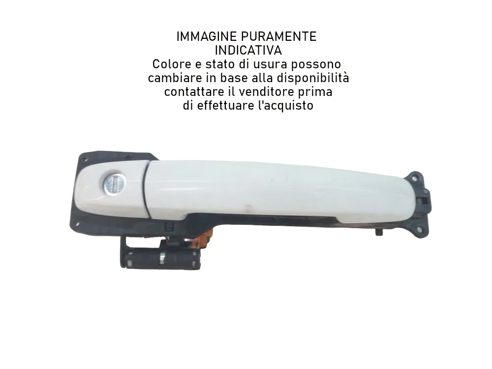 MANIGLIA ESTERNA ANTERIORE SINISTRA con codice 93193303 da OPEL Agila B 1000 Benzina 50 con codice motore K10B/K10B (2014)