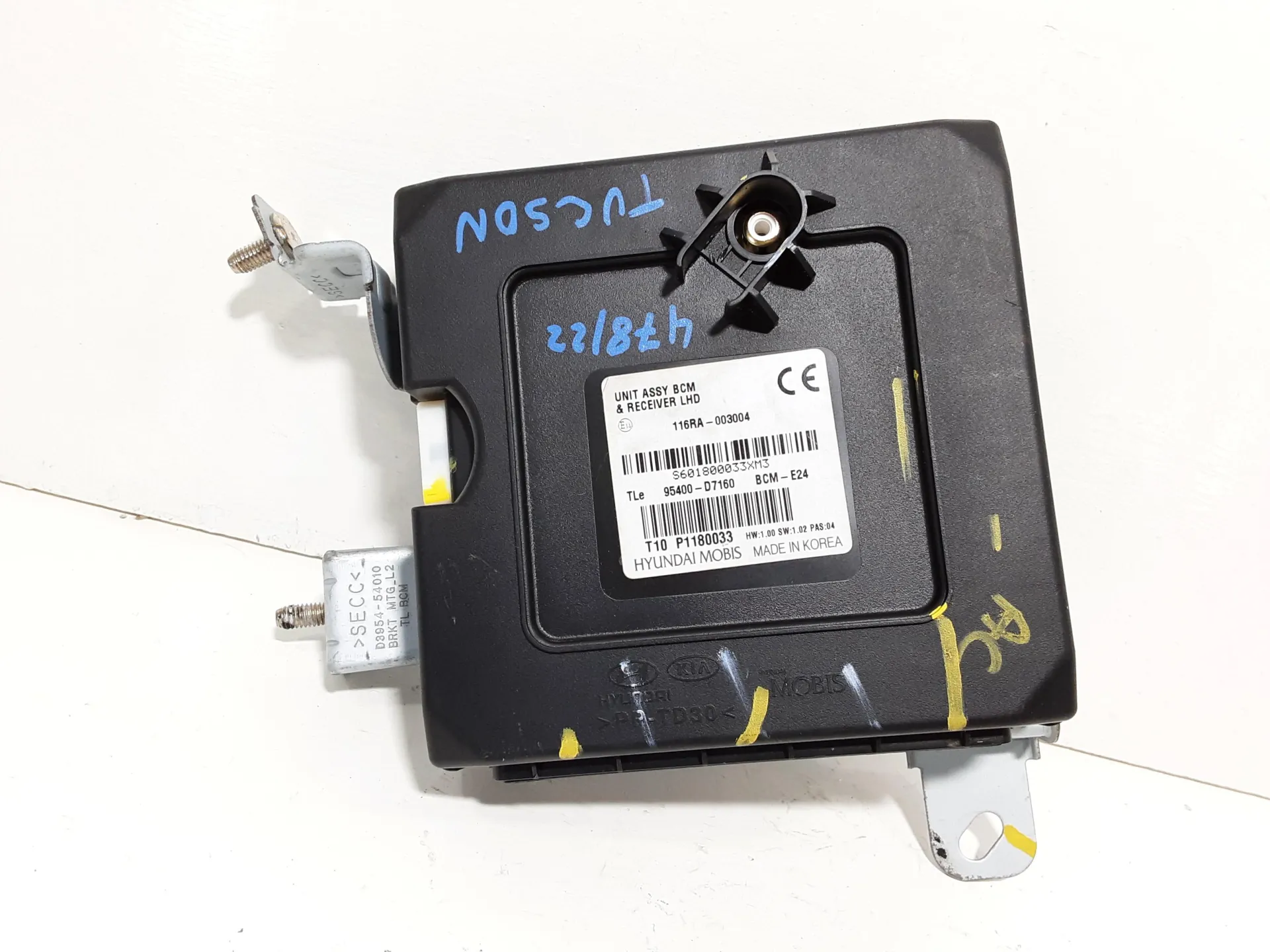 MODULO ELETTRONICO con codice 116RA003004 da HYUNDAI Tucson serie 1700 Diesel 85 kW / 116 CV con codice motore D4FD/D4FD (2016)