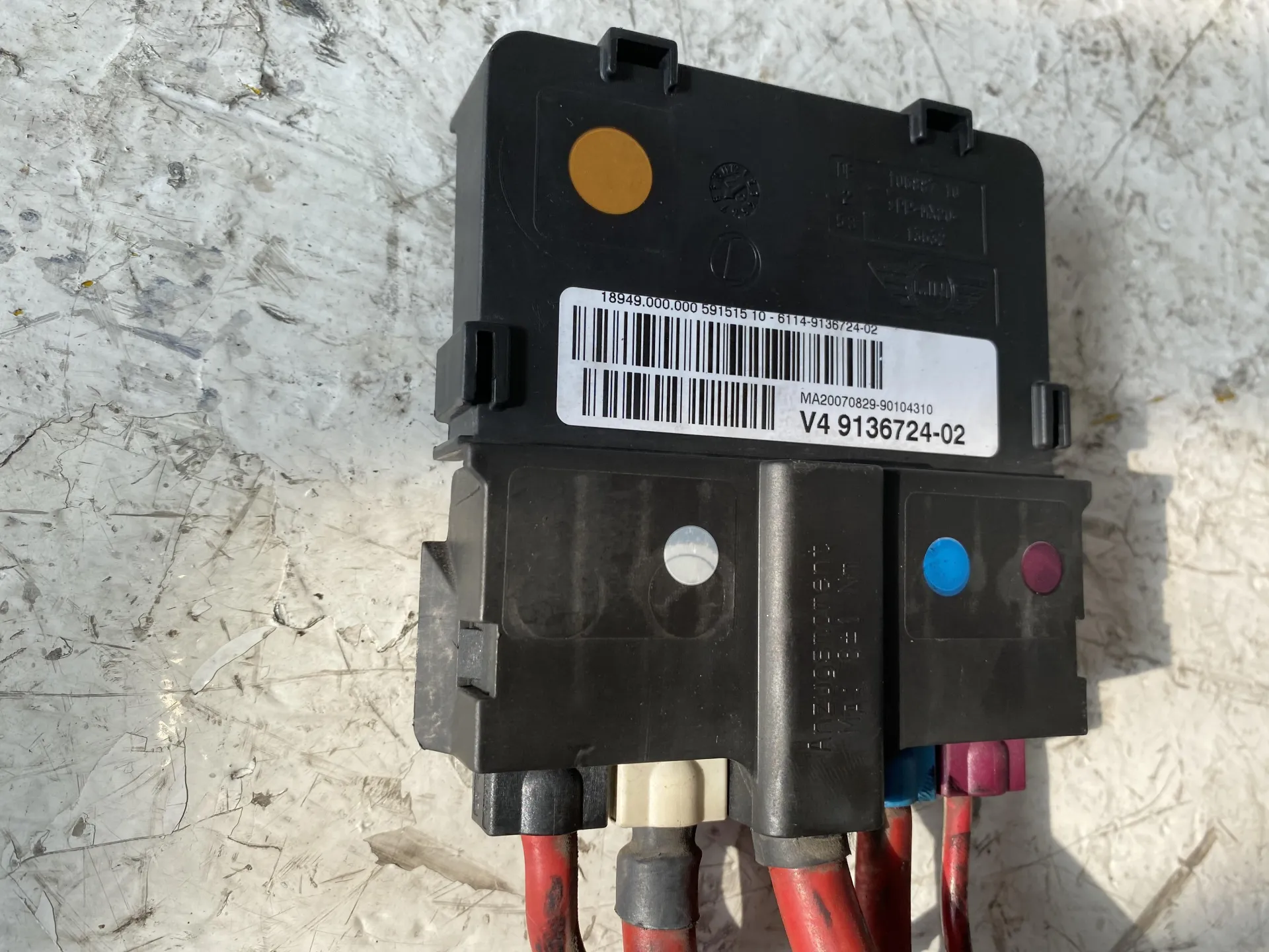 MODULO ELETTRONICO con codice V4 9136724 02 da MINI Cooper 2Â° Serie 1600 Diesel con codice motore 9HZ/9HZ (2011)