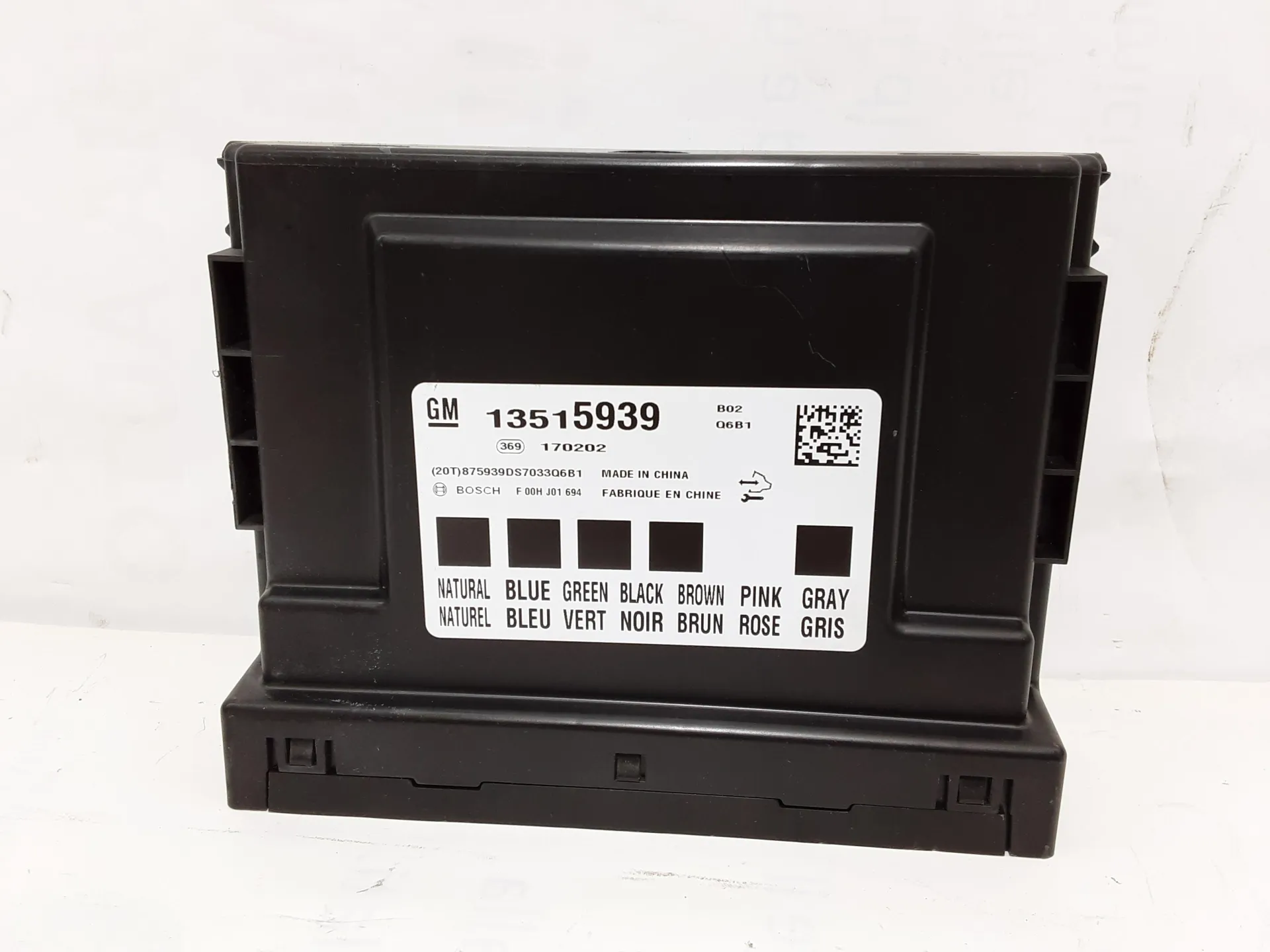 MODULO ELETTRONICO con codice 13515939 da OPEL Corsa E 3° Serie 1400 Benzina 66 kW / 90 CV con codice motore B14XER OPT./B 14 XEL, D 14 XEL (2017)