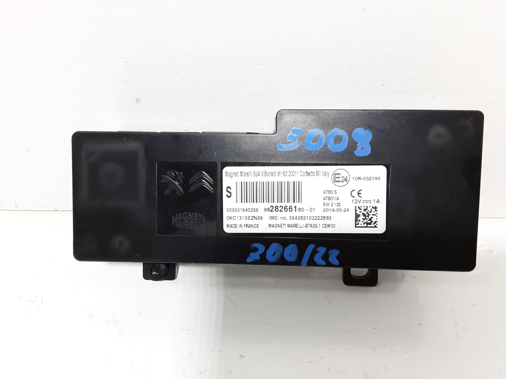 MODULO ELETTRONICO con codice 9828266180 da PEUGEOT 5008 (2017>) 1500 Diesel 96 kW / 131 CV con codice motore YH01/YHZ (DV5RC) (2019)