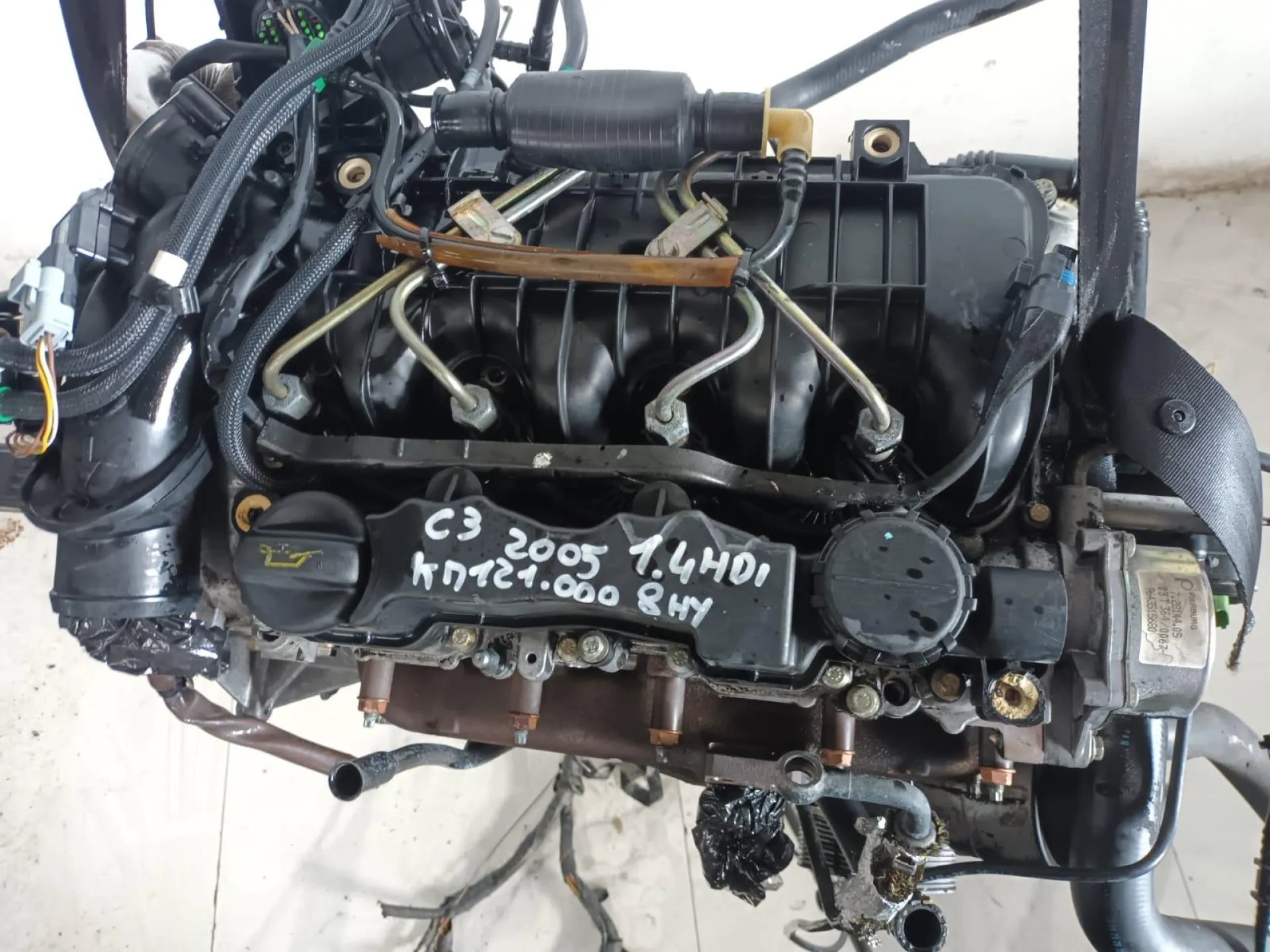 MOTORE COMPLETO con codice con codice motore 8HY/8HY da CITROEN C3 2Â° Serie 1400 Diesel (2005)