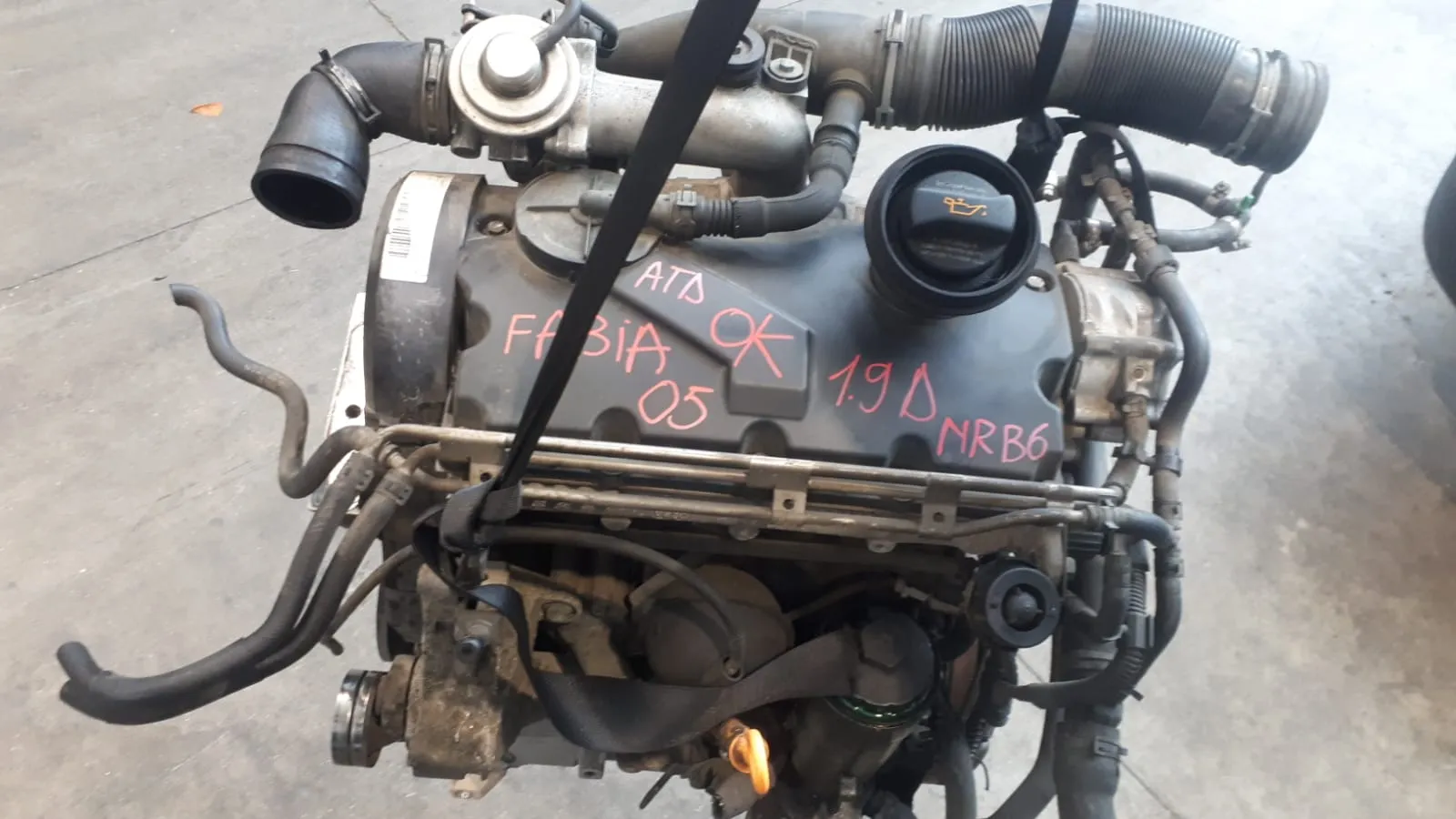 Motore Skoda Fabia del 2005 1.9 Diesel cod: ATD CODICE RICAMBIO : ATD