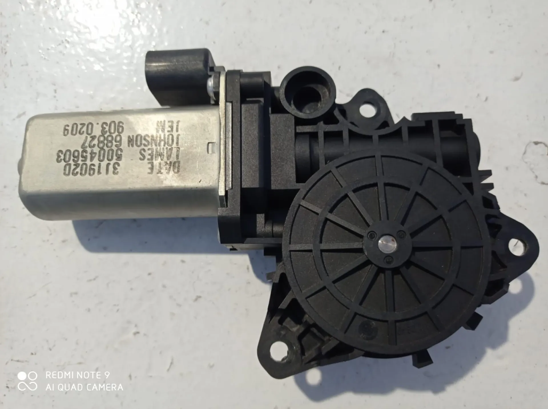 MOTORINO ALZAVETRO ANTERIORE DESTRA con codice 50045603 da LANCIA Musa 2Â° Serie Diesel (2008)