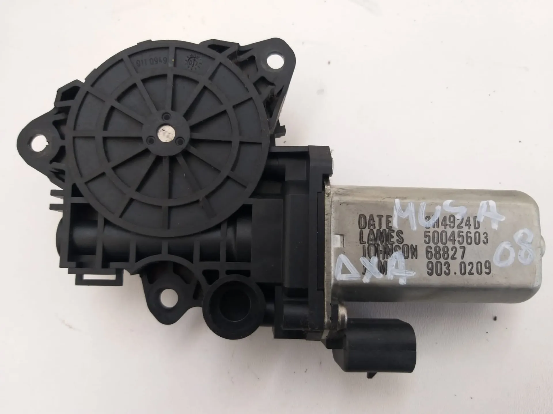 Motorino alzavetro anteriore destro Lancia Musa del 2008 1.3 Diesel CODICE RICAMBIO : 50045603
