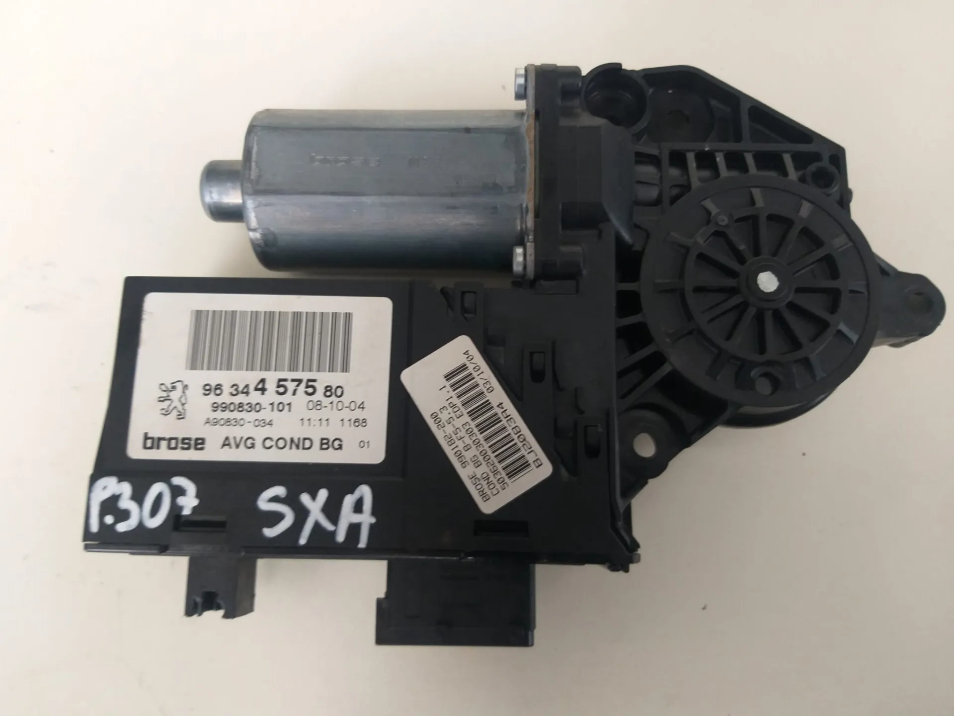 Motorino alzavetro anteriore sinistro Peugeot 307 1.6 B del 2006 CODICE RICAMBIO : 9634457580