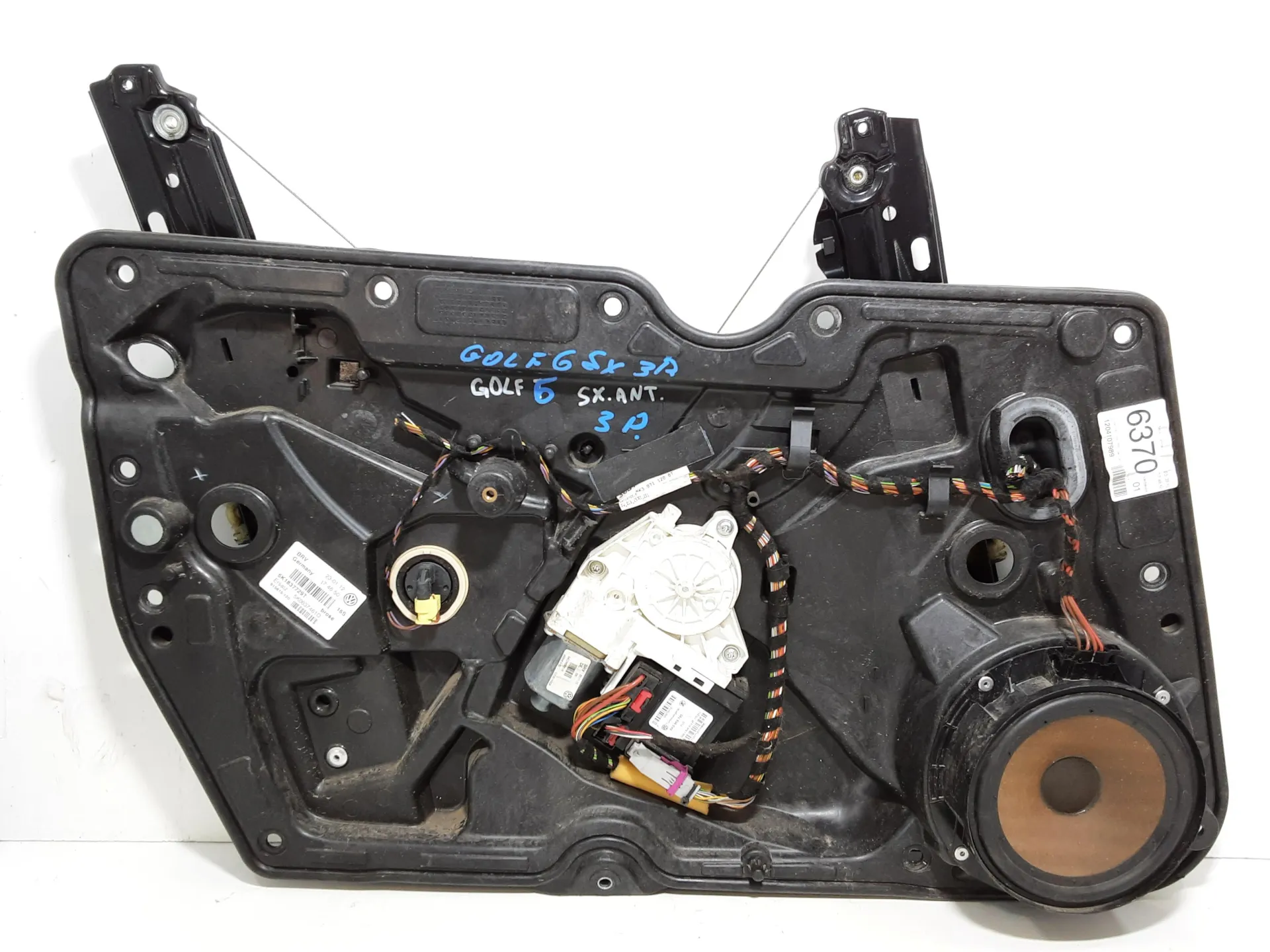 MOTORINO ALZAVETRO ANTERIORE SINISTRO con codice 5K1837729T da VOLKSWAGEN Golf 6 Berlina (08>12) Benzina