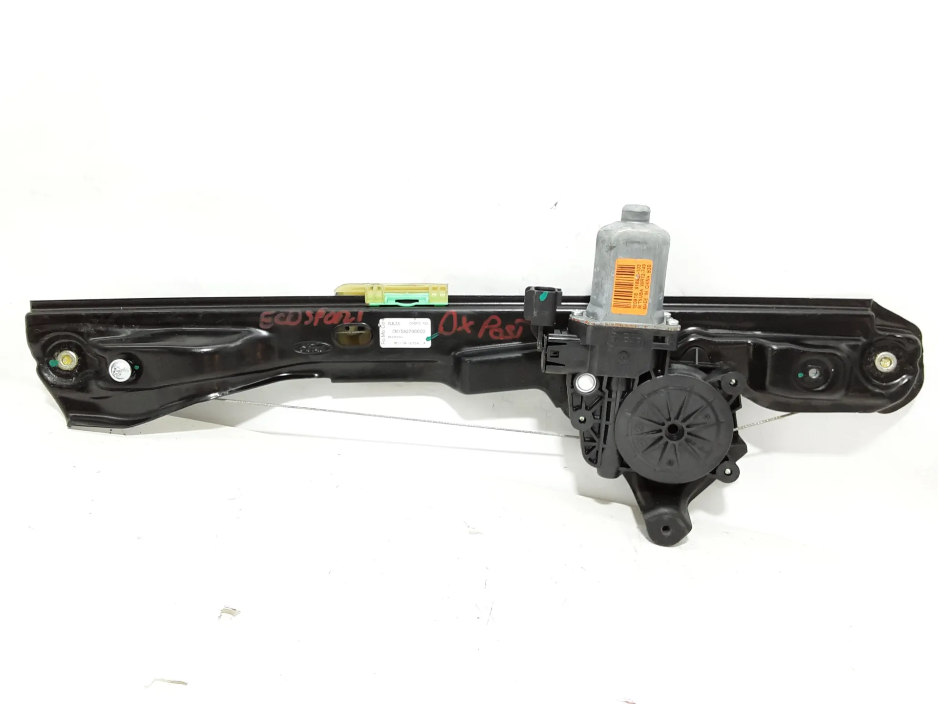 MOTORINO ALZAVETRO POSTERIORE DESTRA con codice CN15A27000CD da FORD EcoSport Serie (15>) 1500 Diesel 70 kW / 95 CV con codice motore XVJD/XVJD (2017)