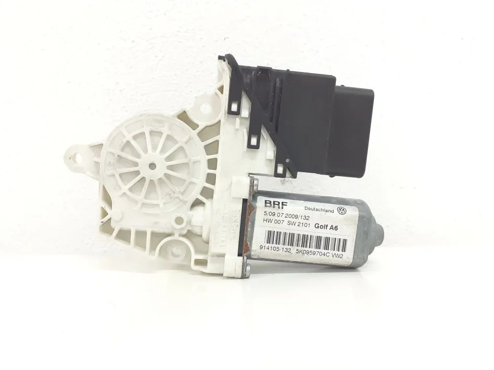 MOTORINO ALZAVETRO POSTERIORE DESTRA con codice 5K0959704C / 5K0959795 da VOLKSWAGEN Golf 6 Berlina (08>12) 2000 Diesel 81 (2010)