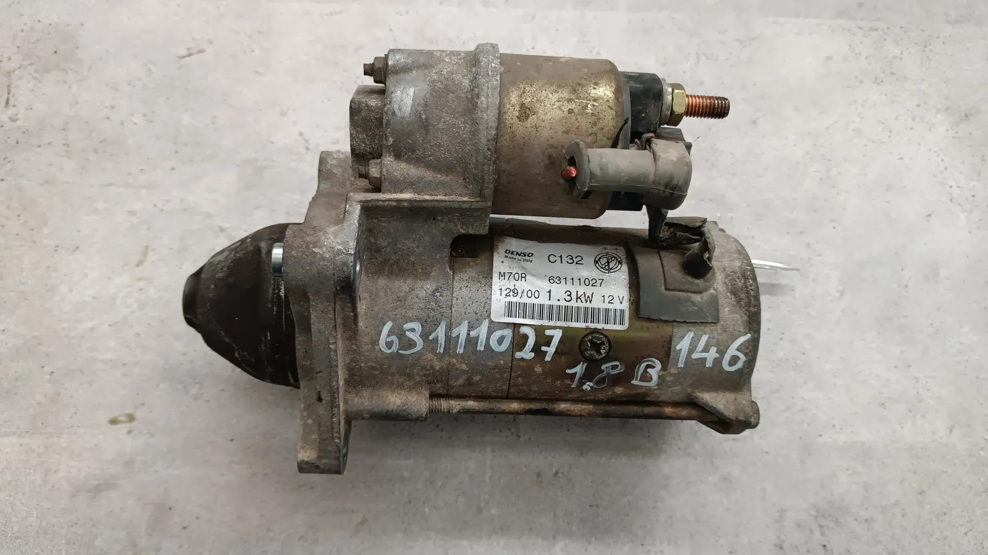 Motorino avviamento Alfa Romeo 146 1.6 B del 1996 CODICE RICAMBIO : 63111027