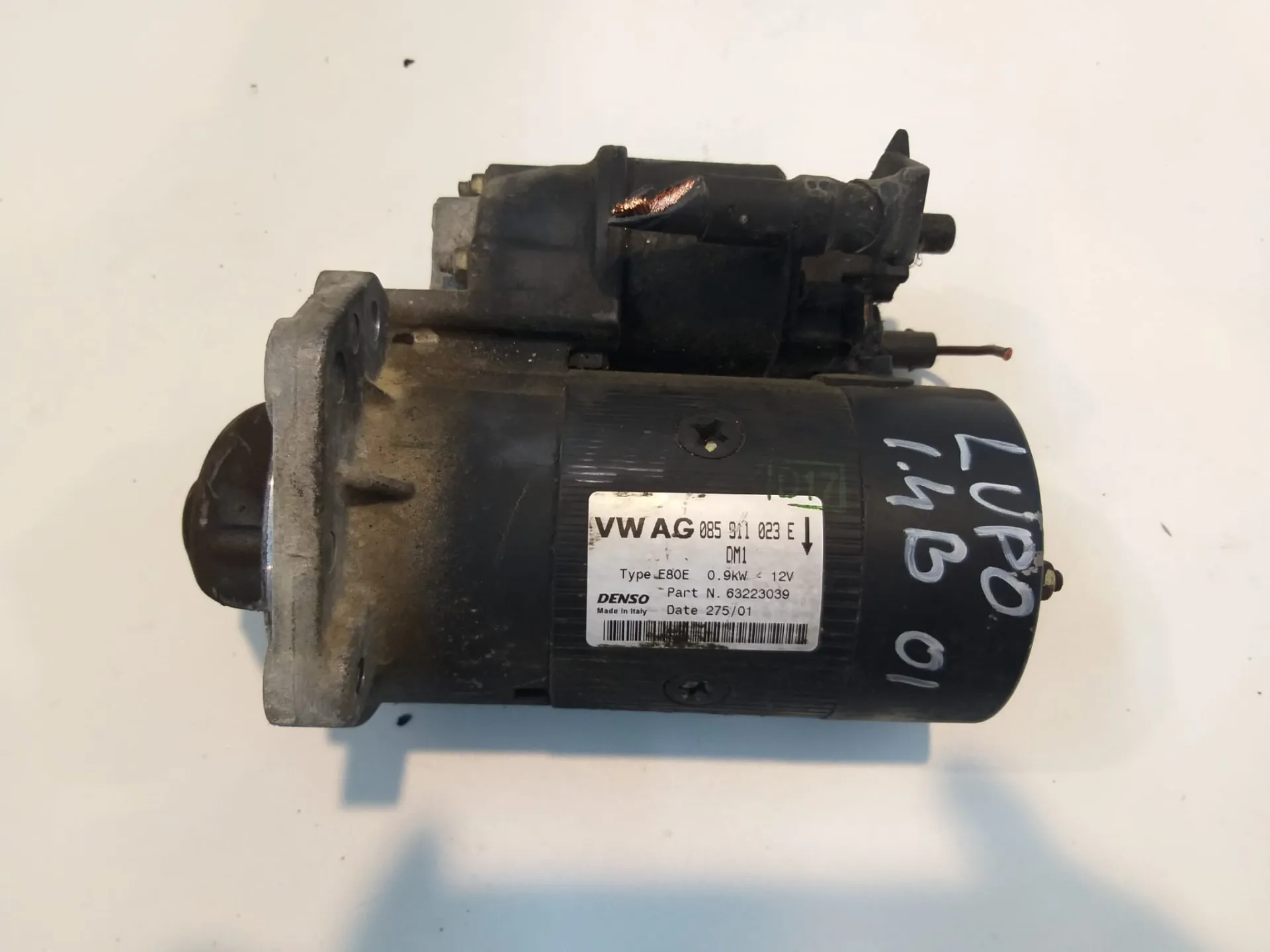 Motorino d'avviamento Volkswagen Lupo del 2001 1.4 Benzina CODICE RICAMBIO : 085911023E