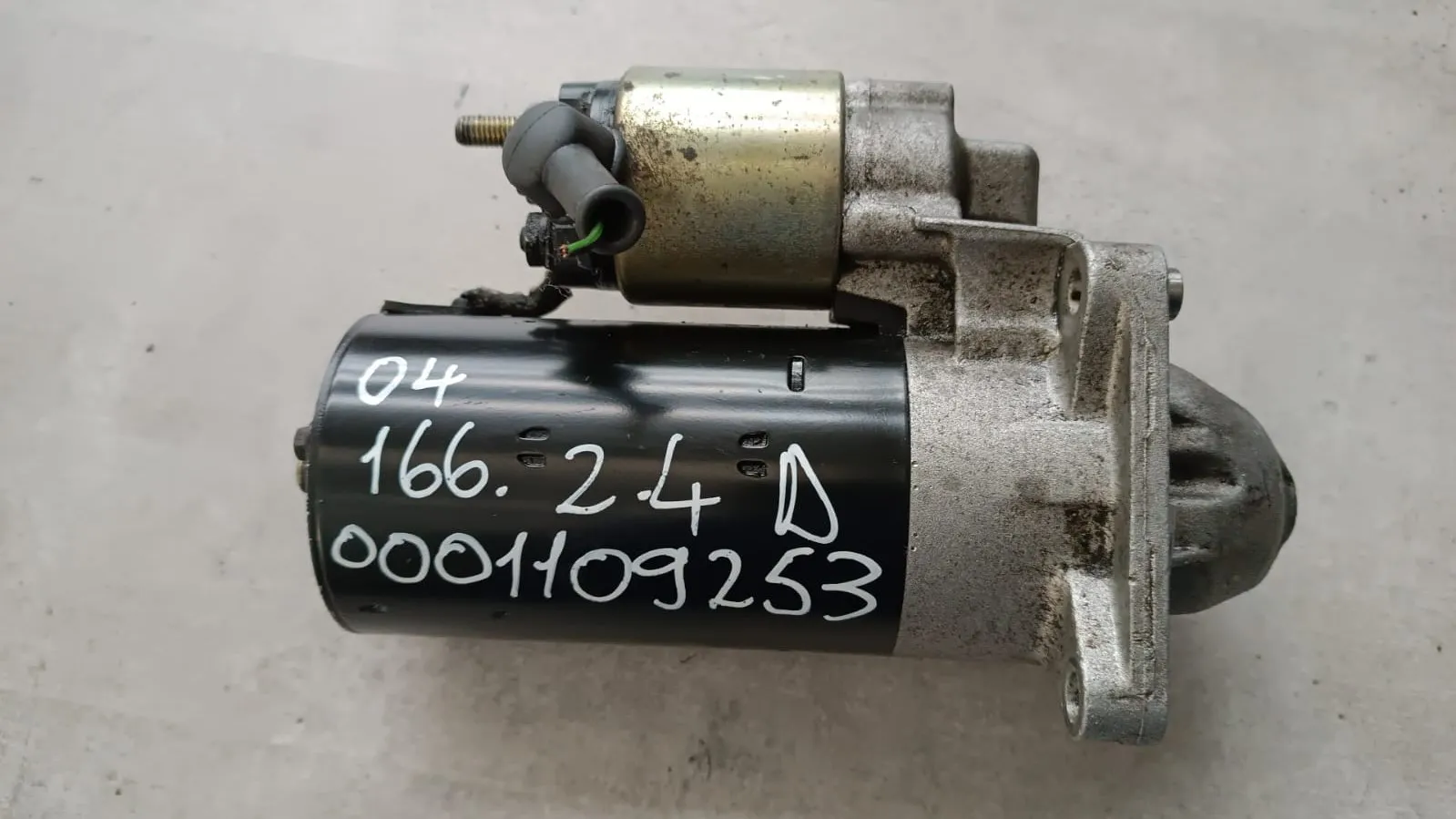 Motorino d'avviamento Alfa Romeo 166 2.4 D del 2004 CODICE RICAMBIO : 0001109253