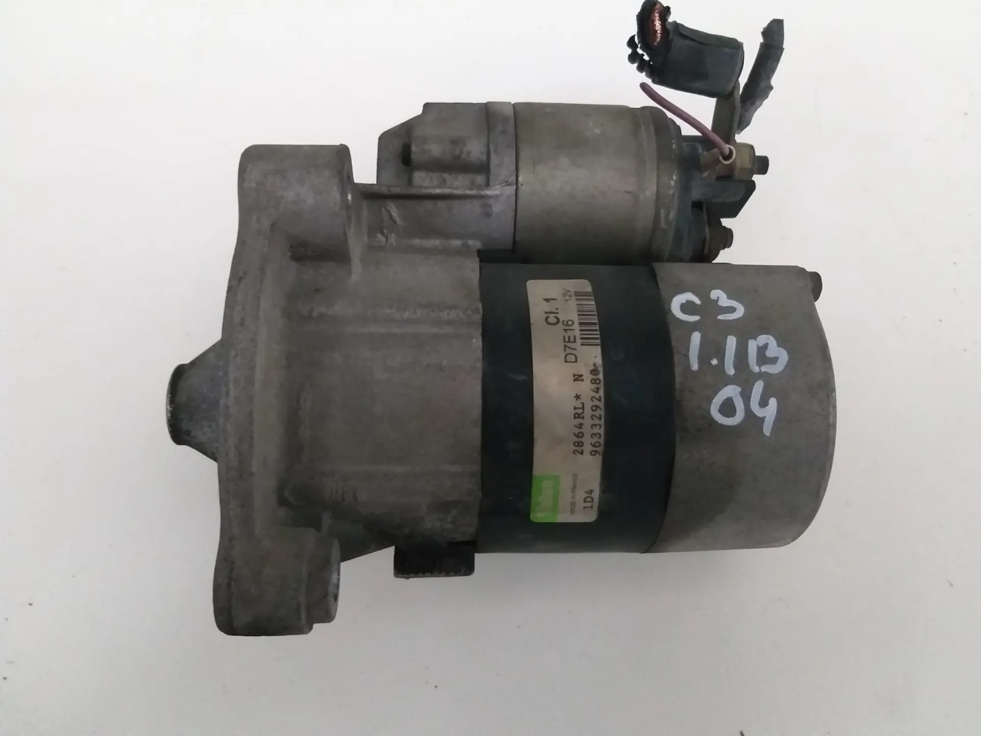Motorino d'avviamento Citroen C3 1.1 B del 2004 CODICE RICAMBIO : 9633292480