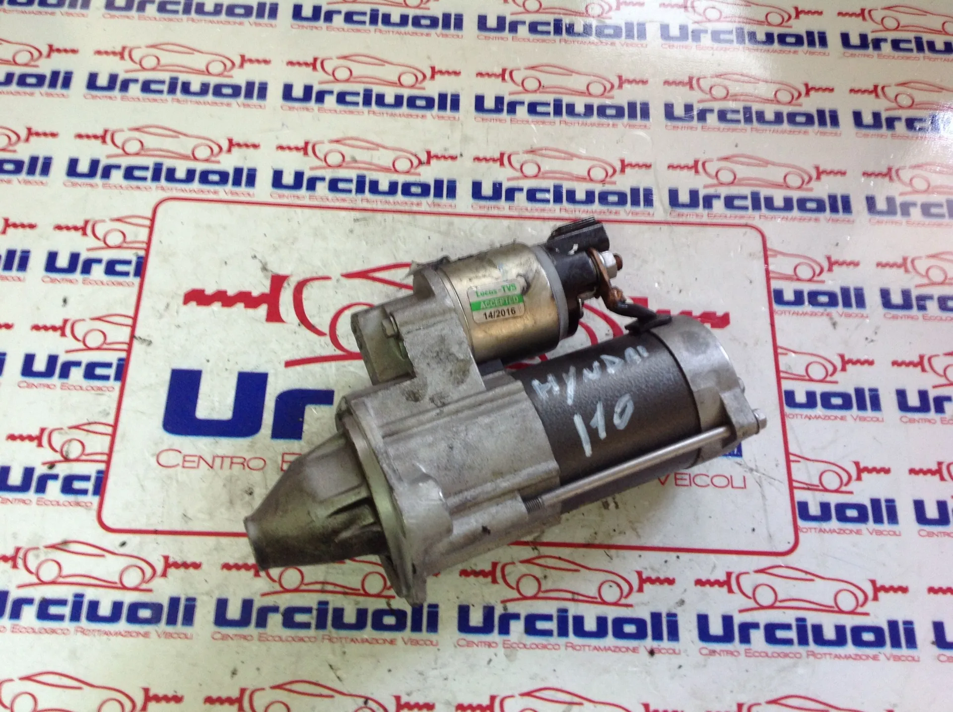 MOTORINO D' AVVIAMENTO con codice 36100-04700KP1 da HYUNDAI i10 2Â° Serie Benzina (2016)