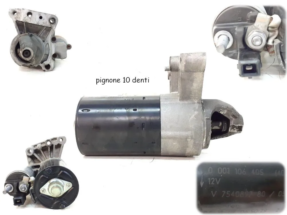 MOTORINO D' AVVIAMENTO con codice 0001106405 da MINI Cooper 2Â° Serie 1600 Benzina 88 (2008)