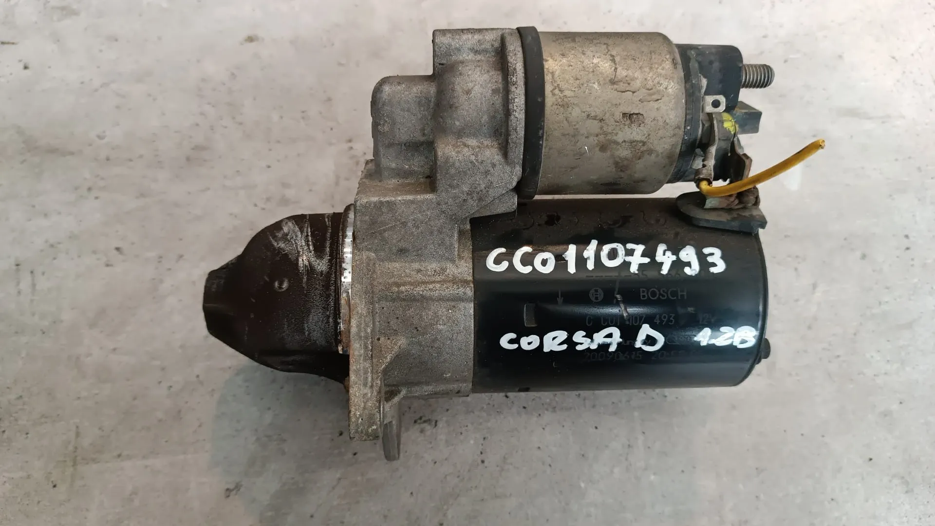 Motorino d'avviamento Opel Corsa D 1.2 B del 2008 CODICE RICAMBIO : CC01107493