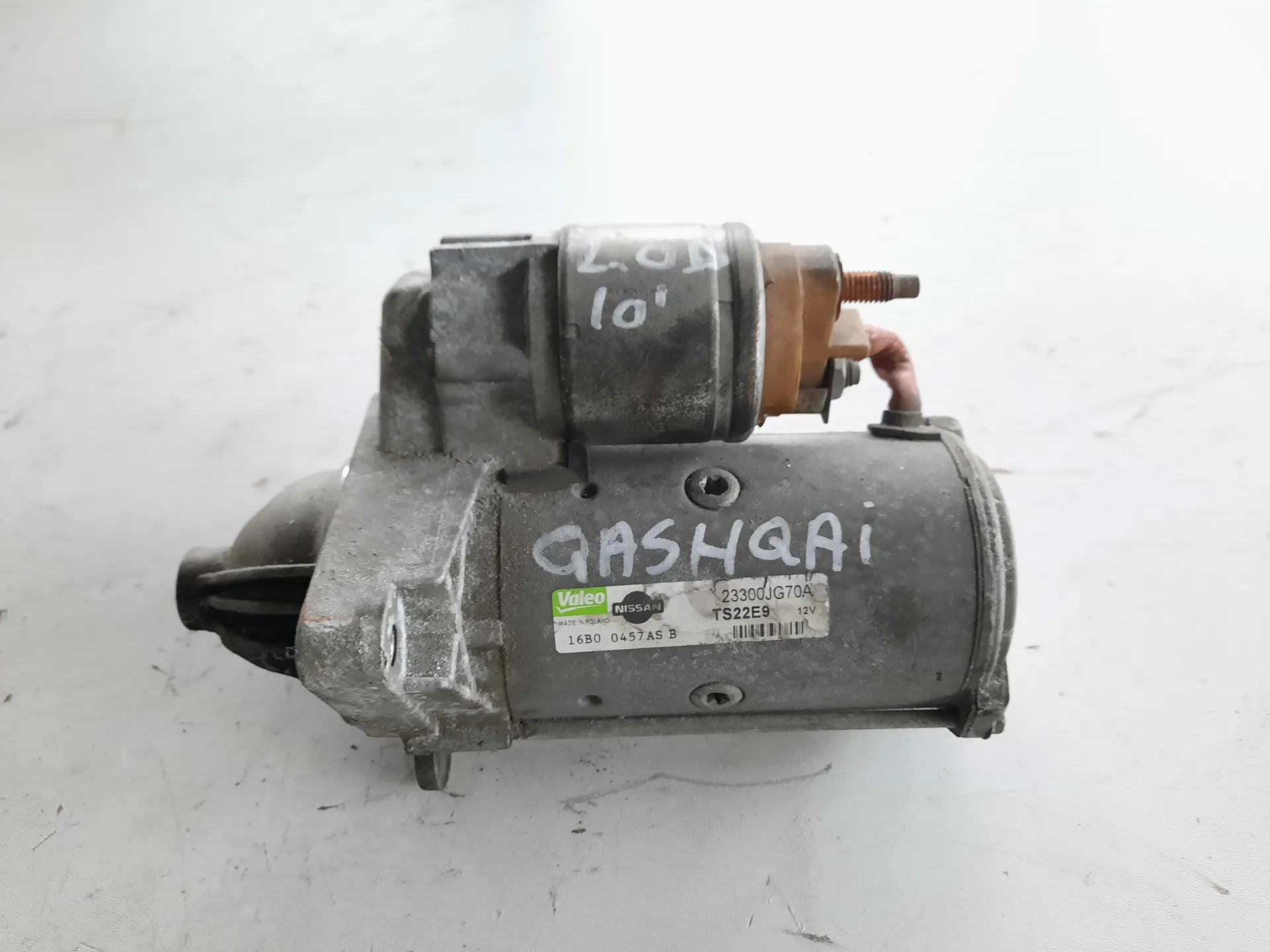 Motorino d'avviamento per Nissan Qashqai del 2010 CODICE RICAMBIO : 23300JG70A