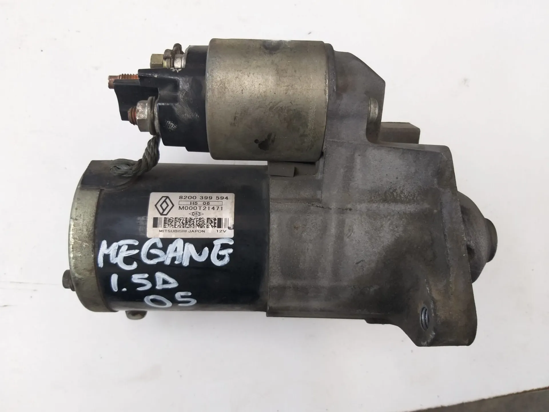 Motorino d'avviamento Renault Megane 1.5 D del 2005 CODICE RICAMBIO : 8200399594