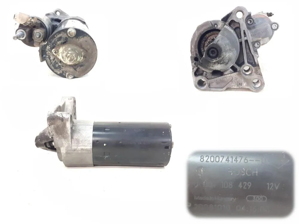 MOTORINO D' AVVIAMENTO con codice 8200741476 / 0001108429 da RENAULT Megane III (08>16) (2010)