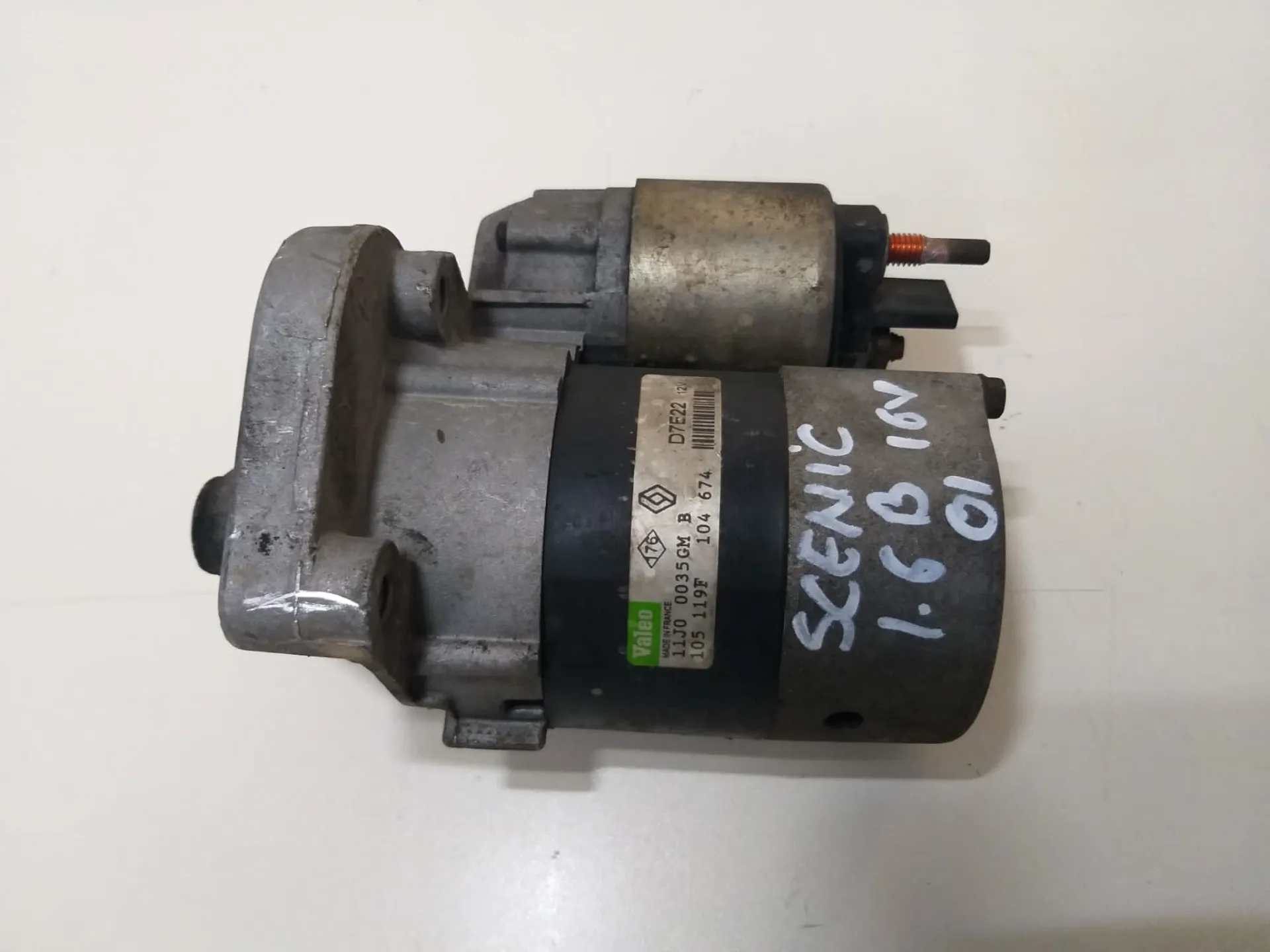 Motorino D'avviamento Renault Scenic 1.6 Benzina 2000 CODICE RICAMBIO : D7E22