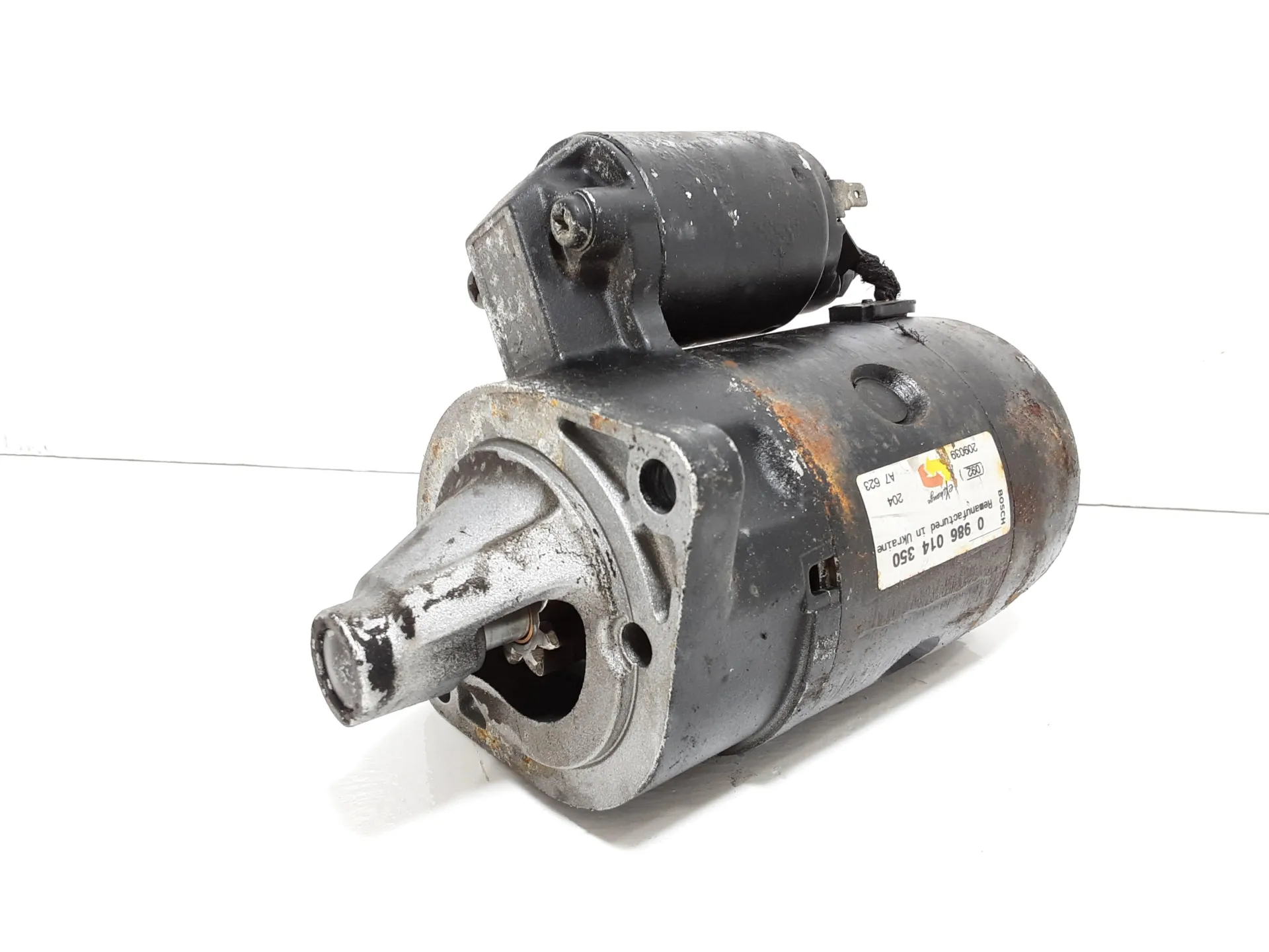 MOTORINO D' AVVIAMENTO con codice 0986014350 da SUZUKI Samurai 1° Serie 1300 Benzina 47 kW / 64 CV con codice motore G13BA/G13A (1991)