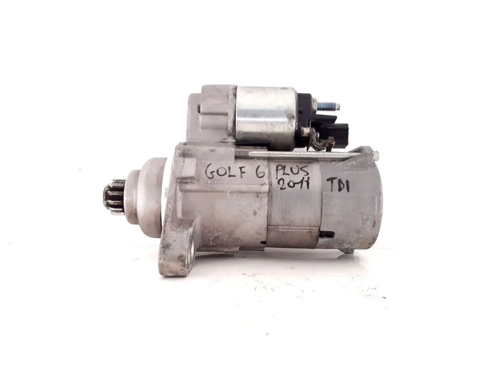 MOTORINO D' AVVIAMENTO con codice 02Z911024K da VOLKSWAGEN Golf 6 Plus (08>12) 1600 Diesel 77 (2011)
