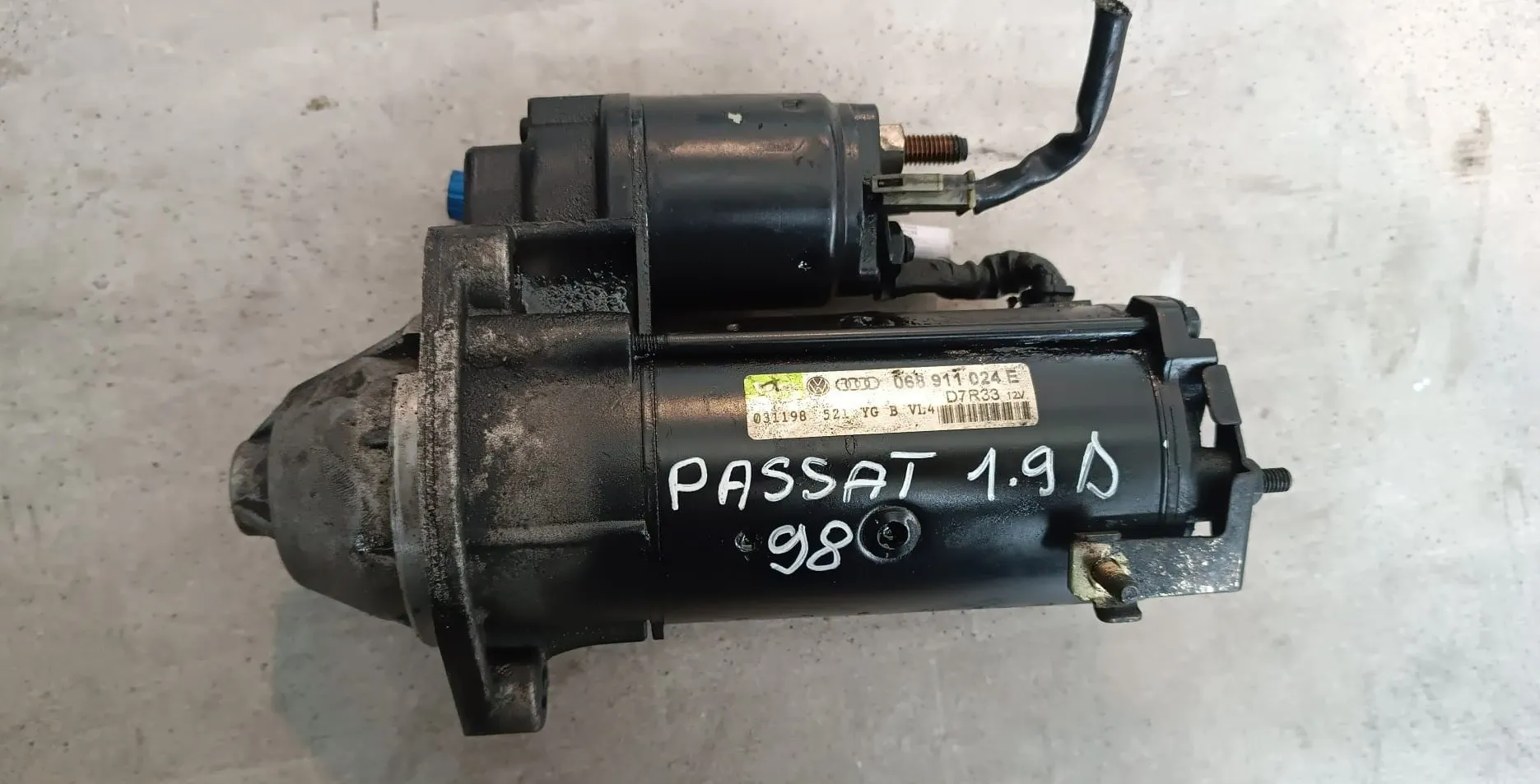 Motorino d'avviamento Volkswagen Passat 1.9 D del 1999 CODICE RICAMBIO : 068911024E