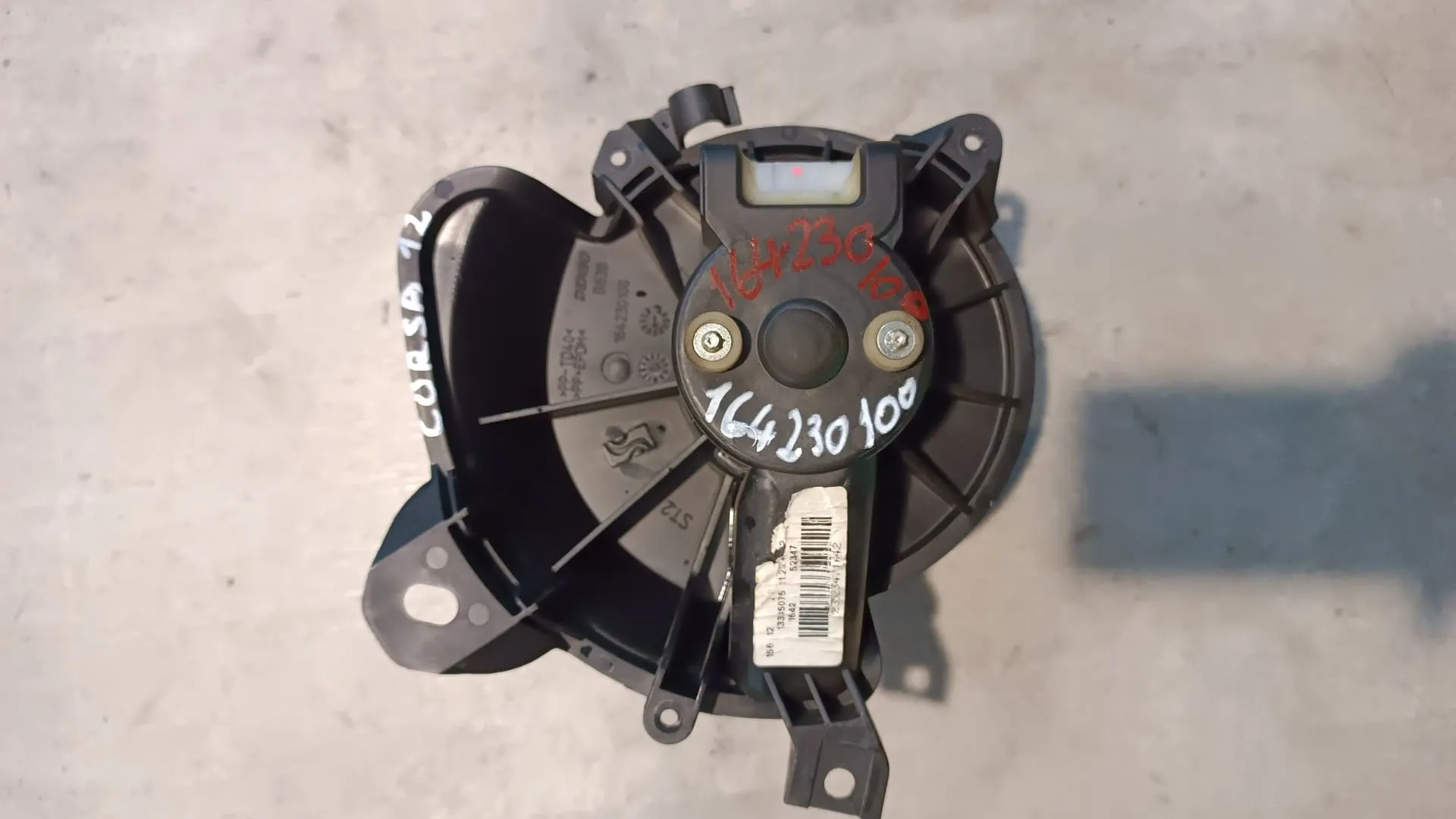 Motorino riscaldamento Opel Corsa D 1.2 B del 2012 CODICE RICAMBIO : 164230100