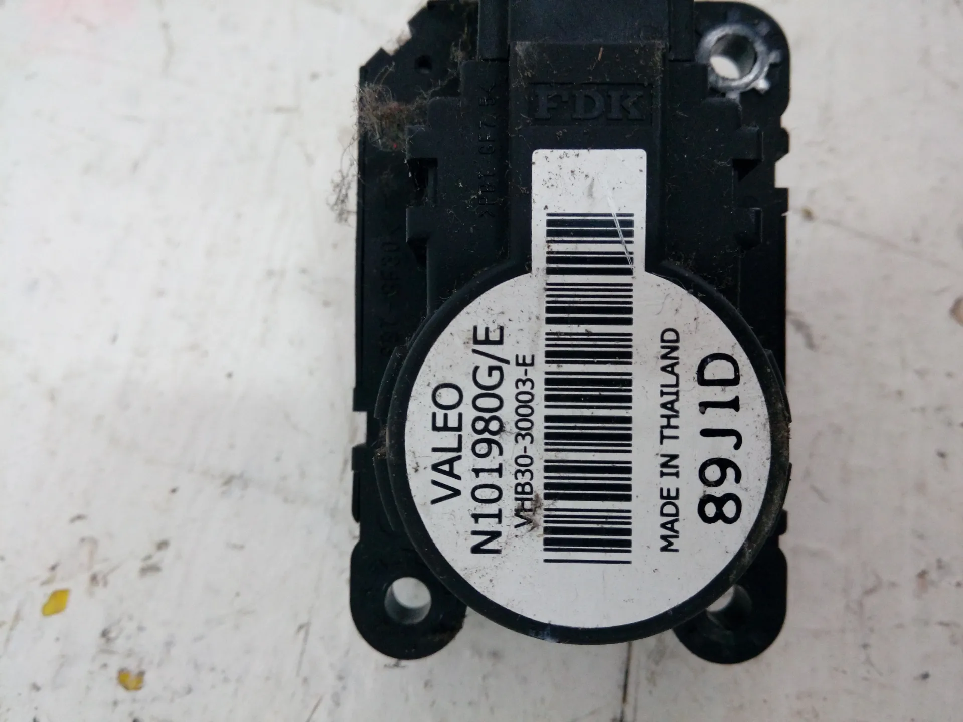 N101980G / vhb3030003 / 89j1d MOTORINO SCATOLA RISCALDAMENTO CITROEN C3 Picasso (08>) 1600 Diesel (2014)