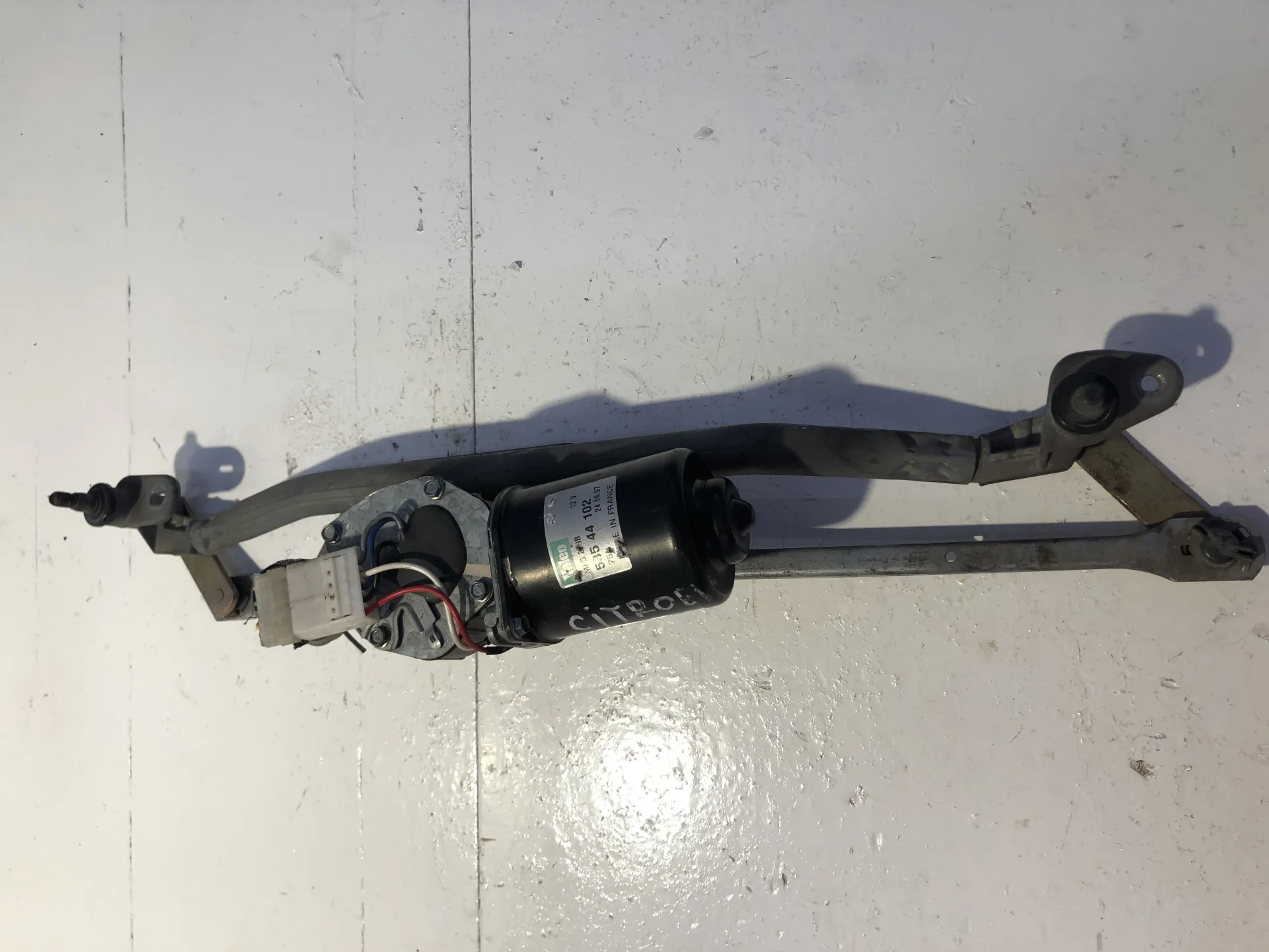 MOTORINO TERGI ANT COMPLETO DI TANDEM con codice 53544102 da CITROEN Saxo I Serie Benzina (1997)