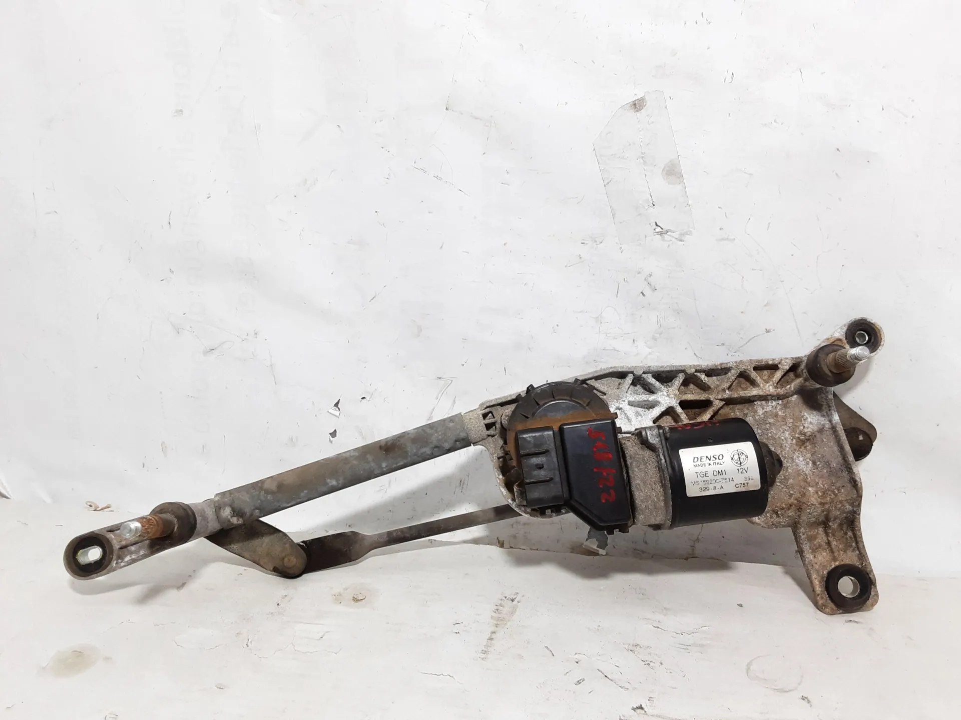 MOTORINO TERGI ANT COMPLETO DI TANDEM con codice MS1592007514 da LANCIA Musa 2° Serie 1300 Diesel 66 kW / 90 CV