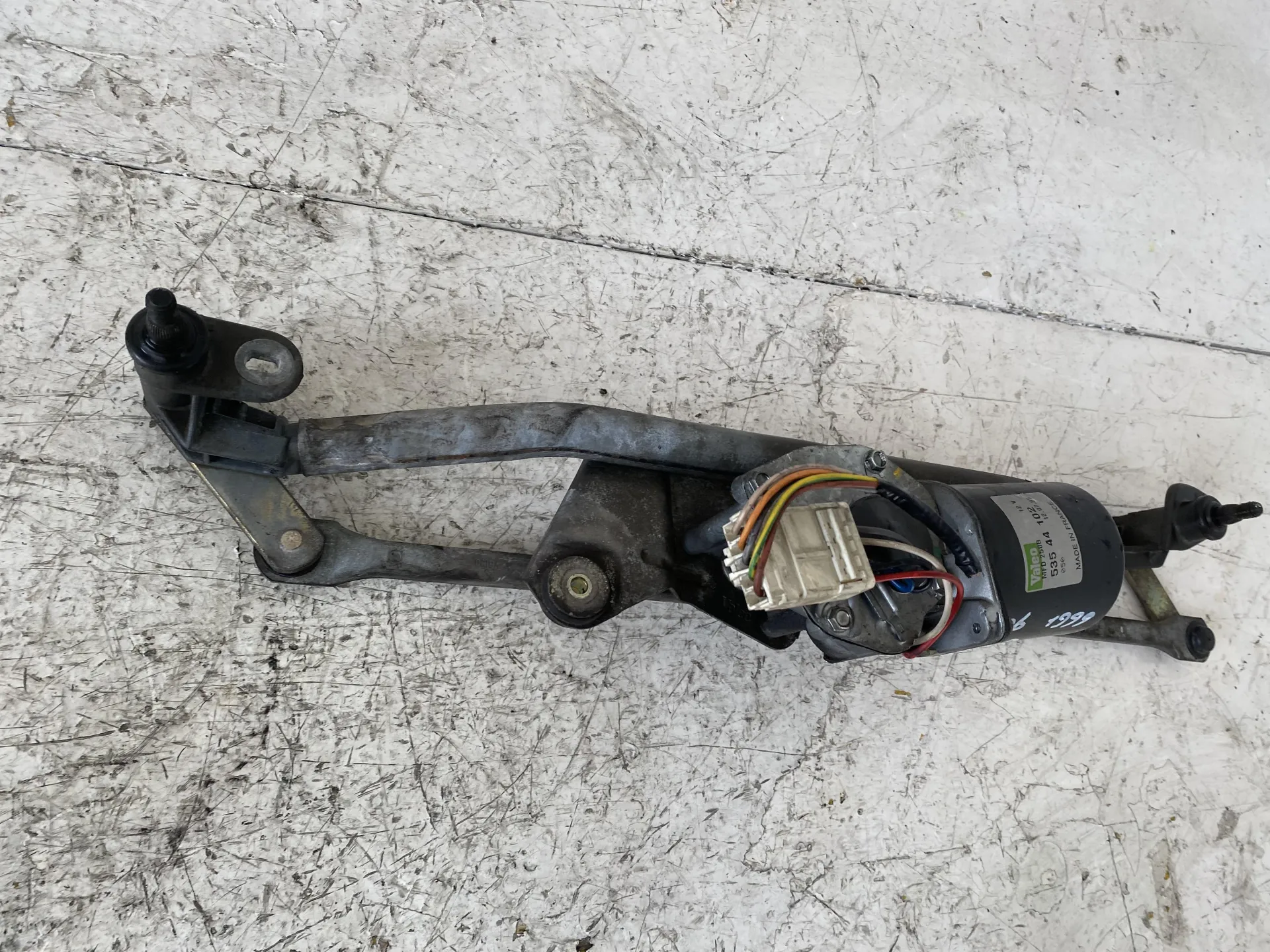 MOTORINO TERGI ANT COMPLETO DI TANDEM con codice 53544102 da PEUGEOT 106 2Â° Serie 1500 Diesel con codice motore 1AV JZE/1AV JZE (1999)