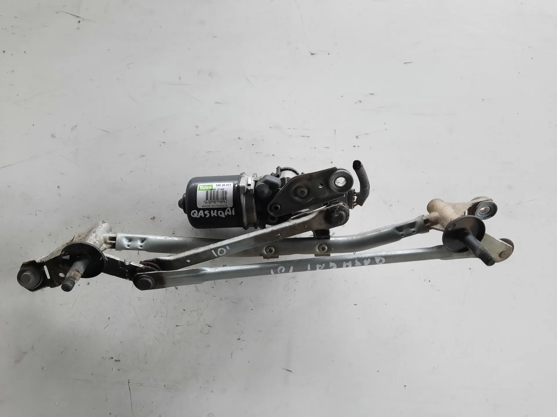 Motorino tergicristallo anteriore per Nissan Qashqai del 2010