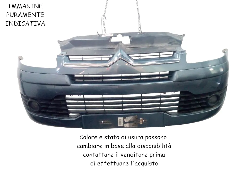 PARAURTI ANTERIORE COMPLETO con codice 9646215477 da CITROEN C4 Berlina 1400 Benzina 65 con codice motore KFU/KFU (2006)