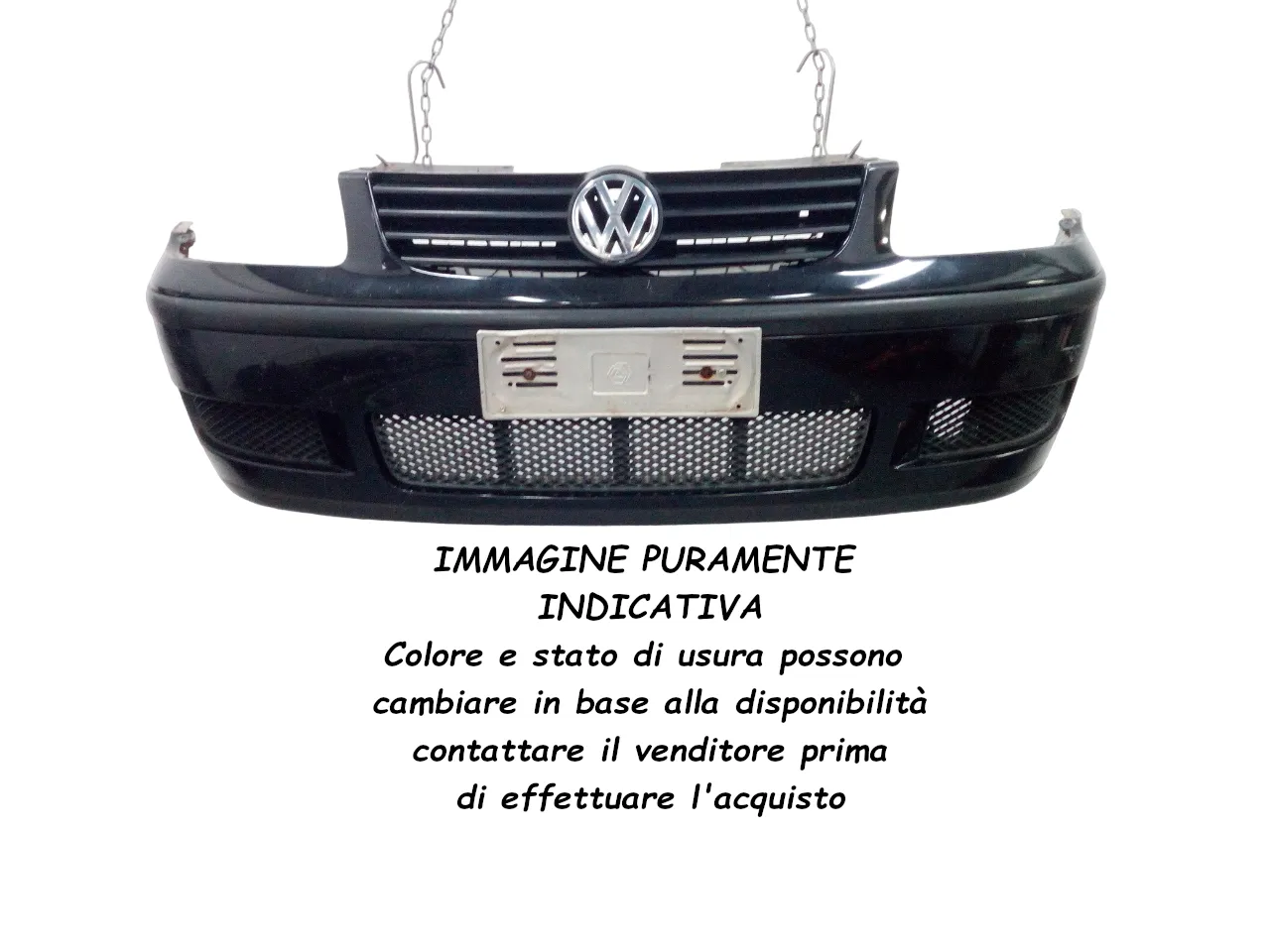 PARAURTI ANTERIORE COMPLETO con codice 6N0807217EGRU da VOLKSWAGEN Polo 3Â° Serie 1000 Benzina 37 con codice motore auc/AUC (2000)