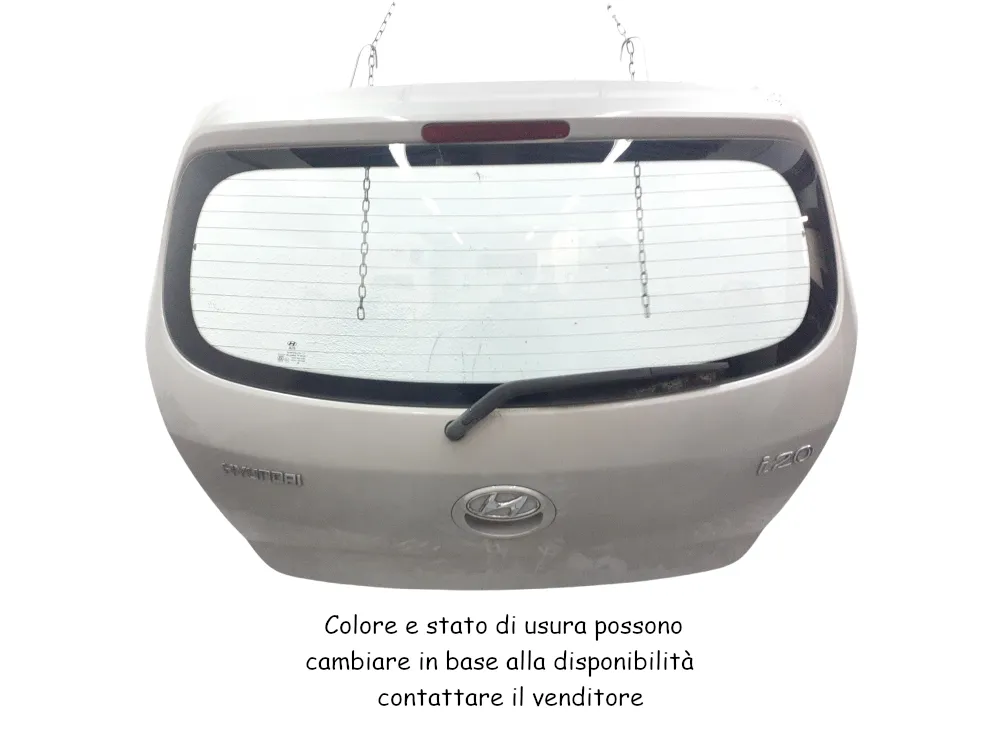PORTELLONE POSTERIORE COMPLETO con codice 737001J040 da HYUNDAI i20 1Â° Serie 1200 Benzina 57 kW / 78 CV con codice motore G4LA/G4LA (2009)