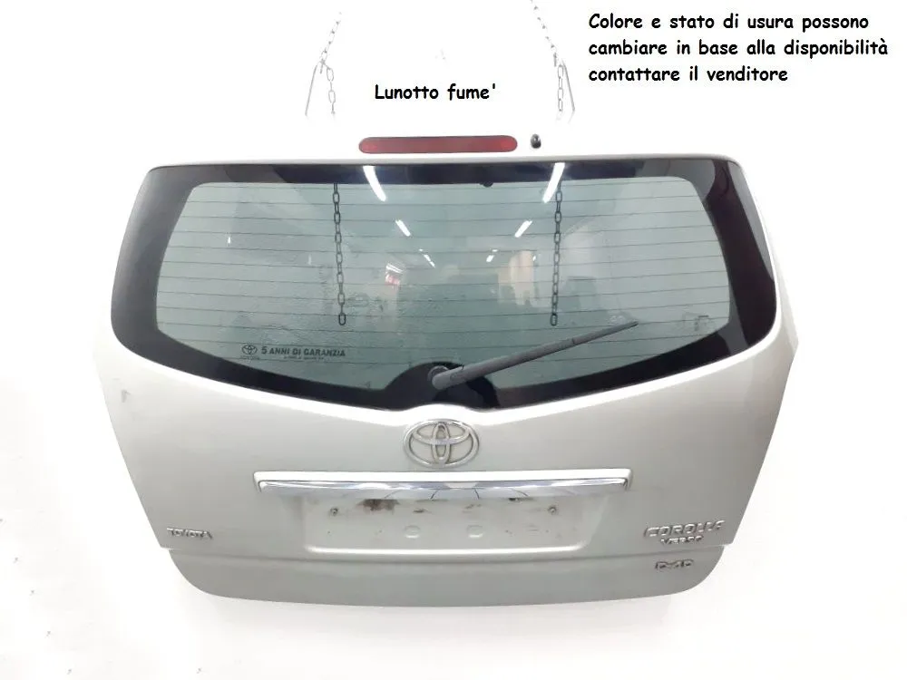 PORTELLONE POSTERIORE COMPLETO con codice 670050F021 da TOYOTA Corolla Verso 2Â° Serie 2200 Diesel 100 (2009)